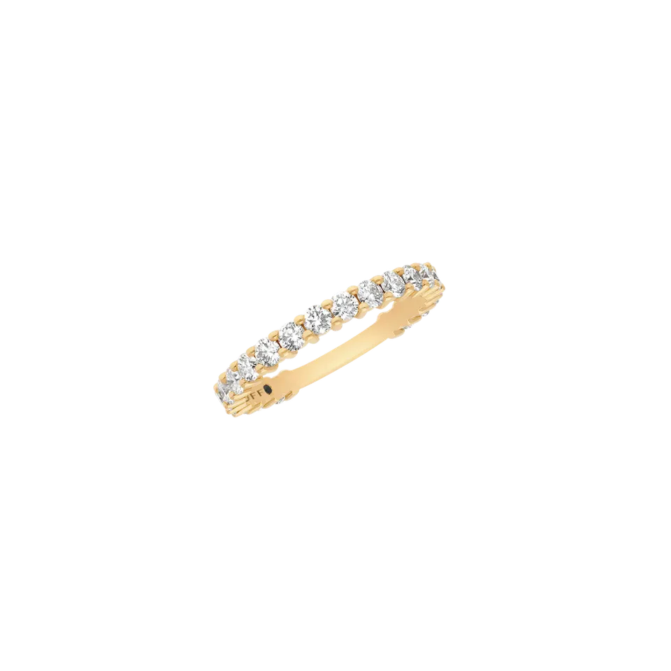 Korloff Infinite Luck JBA05 fede oro giallo diamanti 1 fila