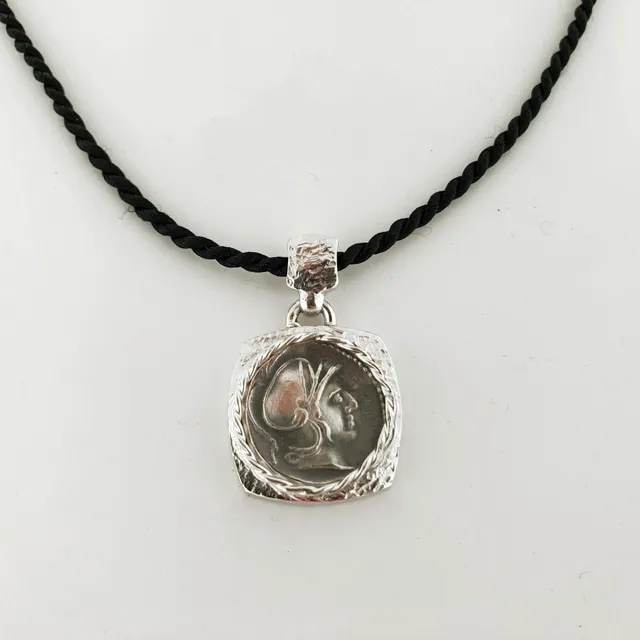 Anna Gioielli Monete Romane pendente argento moneta antica