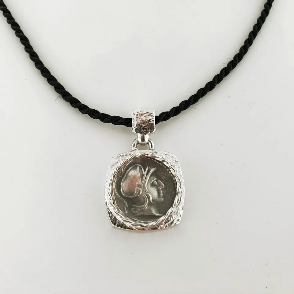 Anna Gioielli Monete Romane Pendente Moneta Romana Argento