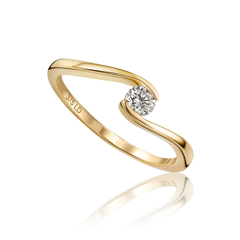 Miore Ring Anello in Oro Giallo 9kt