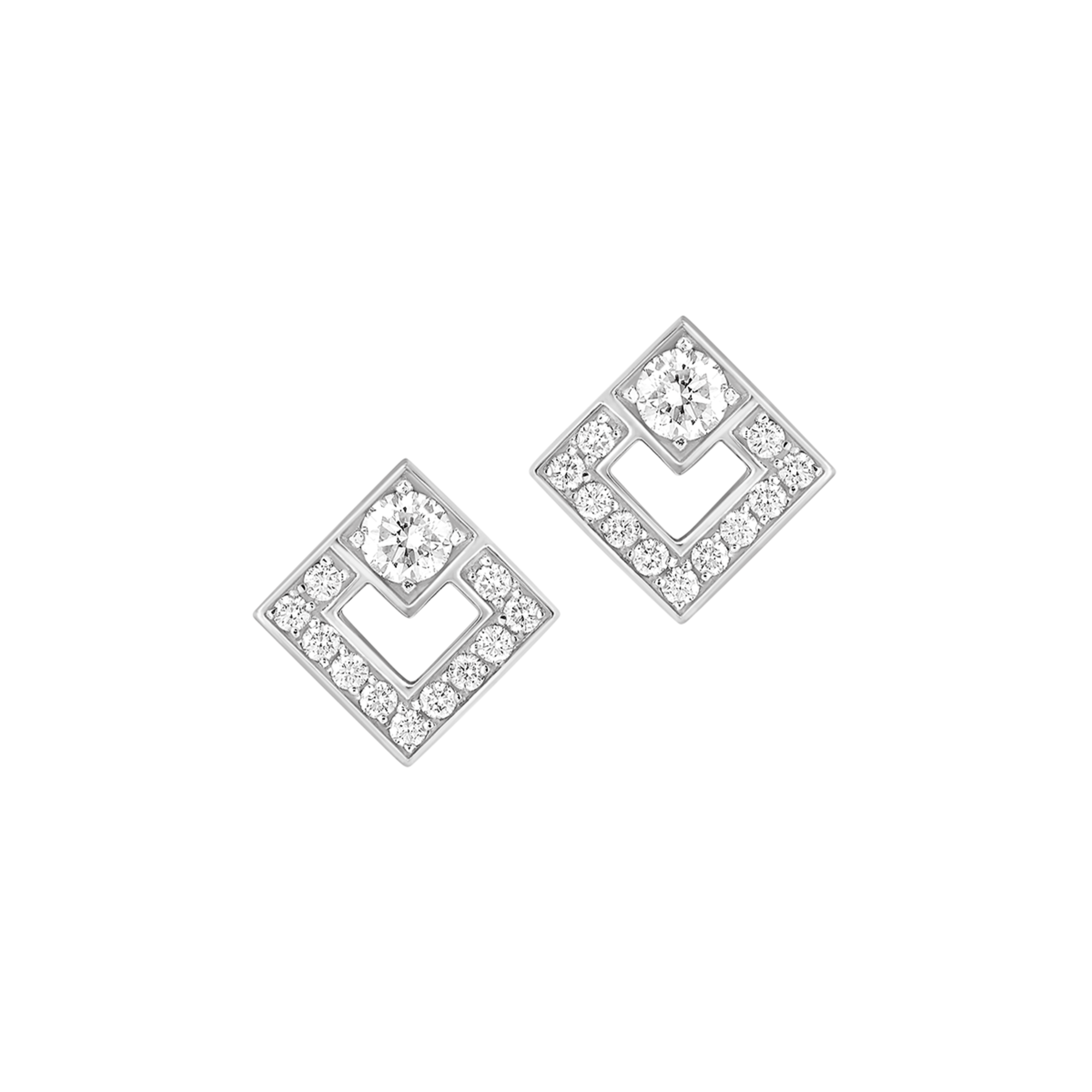 Korloff Eclat JEE02 orecchini oro bianco diamanti