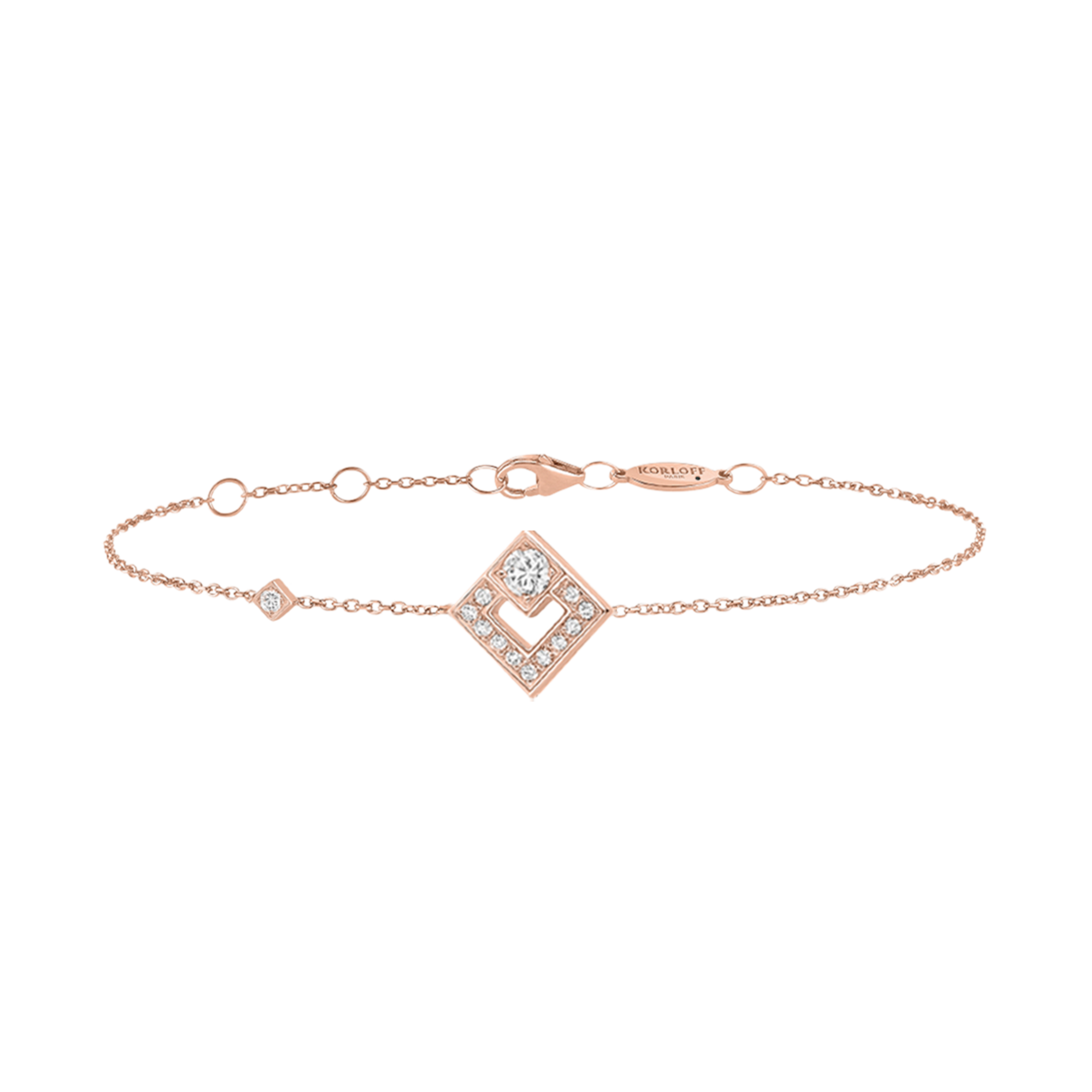 Korloff Eclat JL-JEB01-PG bracciale oro rosa diamanti