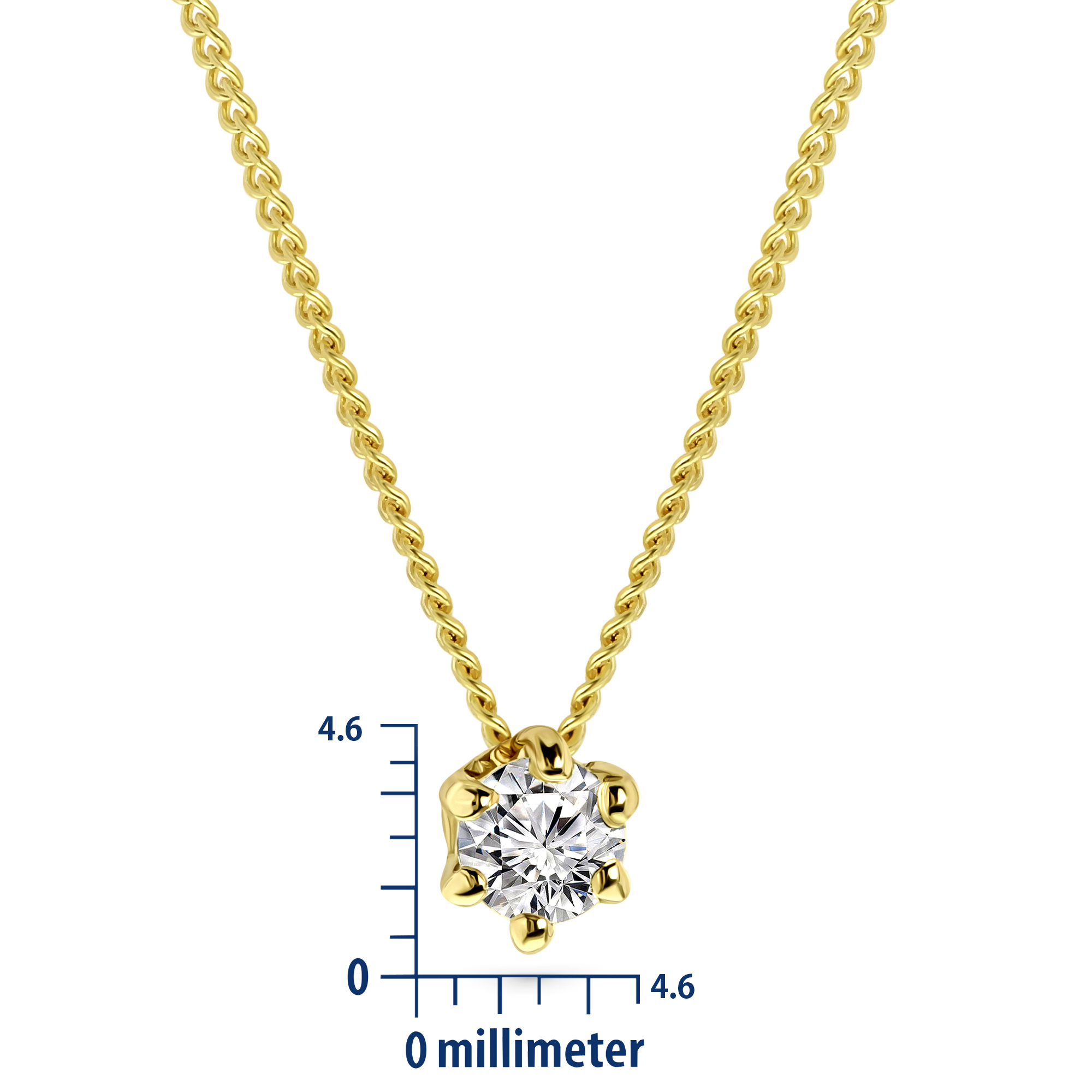 Miore collana oro giallo 14 kt