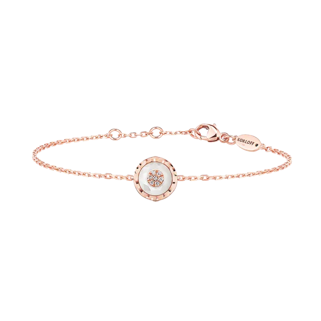 Korloff Je Play JL-JJPB02 bracciale oro rosa diamanti madreperla