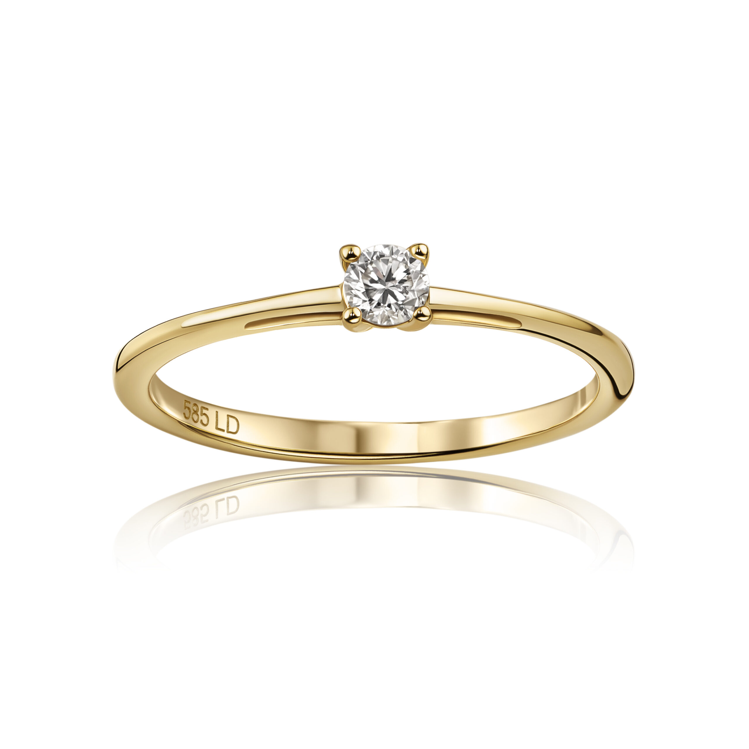 Miore Ring Anello Oro Giallo 14KT 585