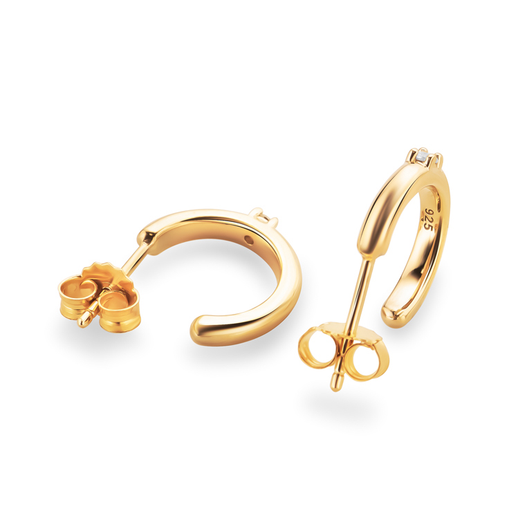 Miore Earrings orecchini argento 925 zirconia placcati oro