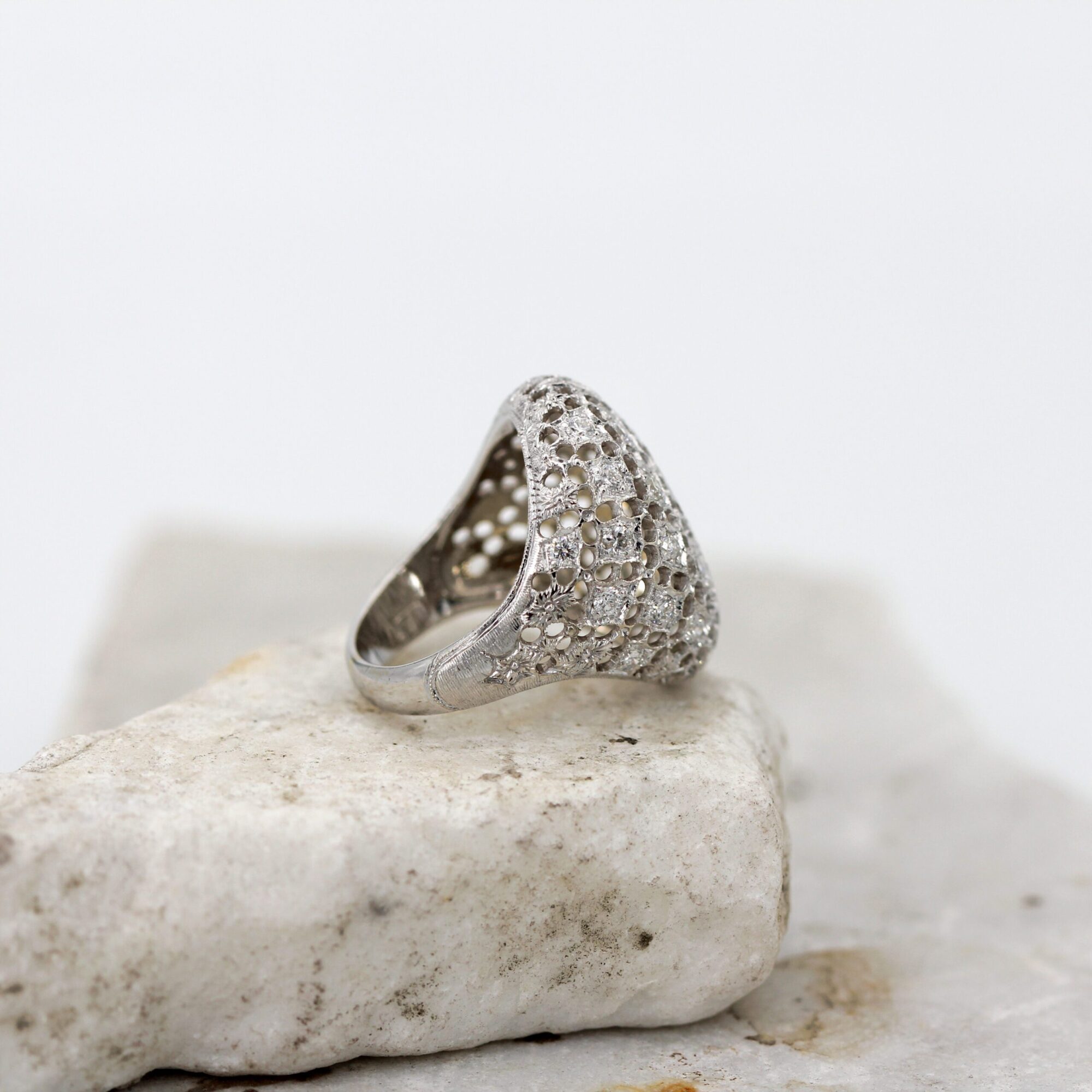 Anna Gioielli Stile Orafo Fiorentino anello oro diamanti 1,38 ct