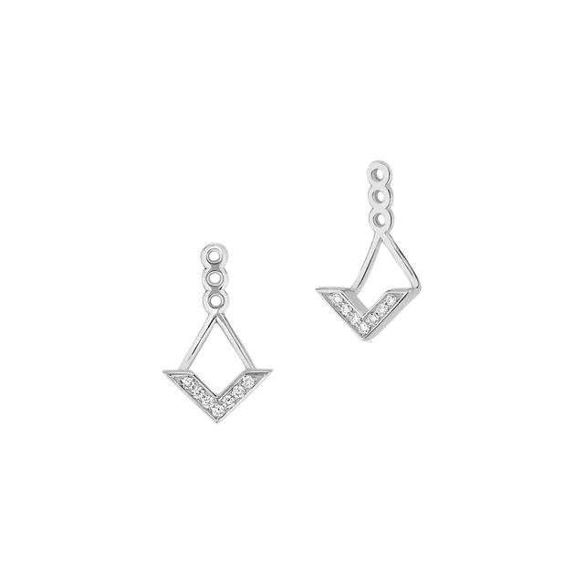 Korloff Eclat JEE09 orecchini oro bianco diamanti
