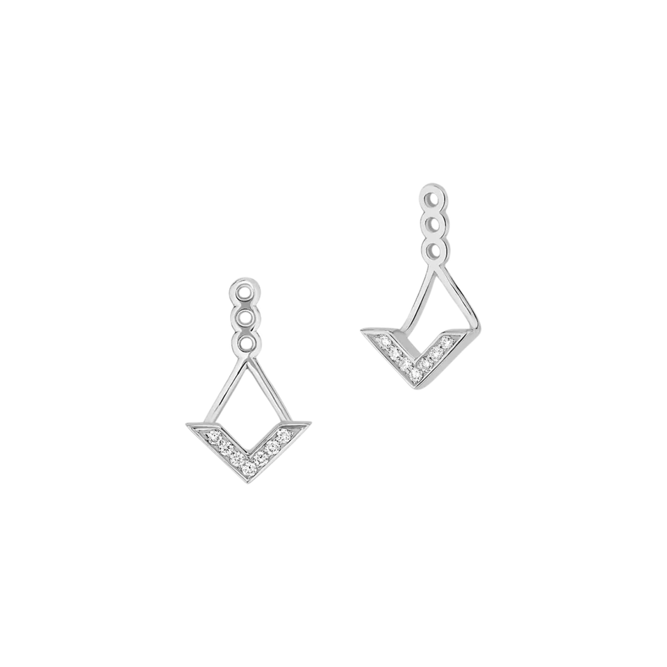Korloff Eclat JEE09 orecchini oro bianco diamanti