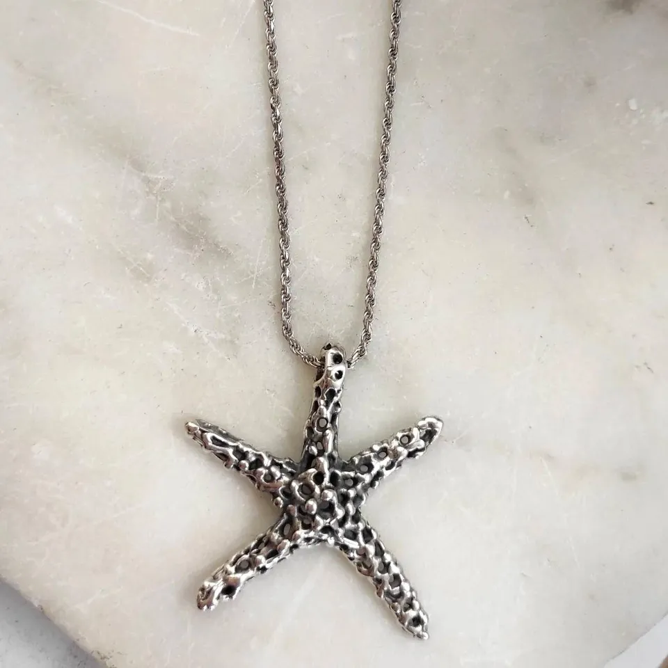 Anna Gioielli Marte Stella Marina pendente argento con catena