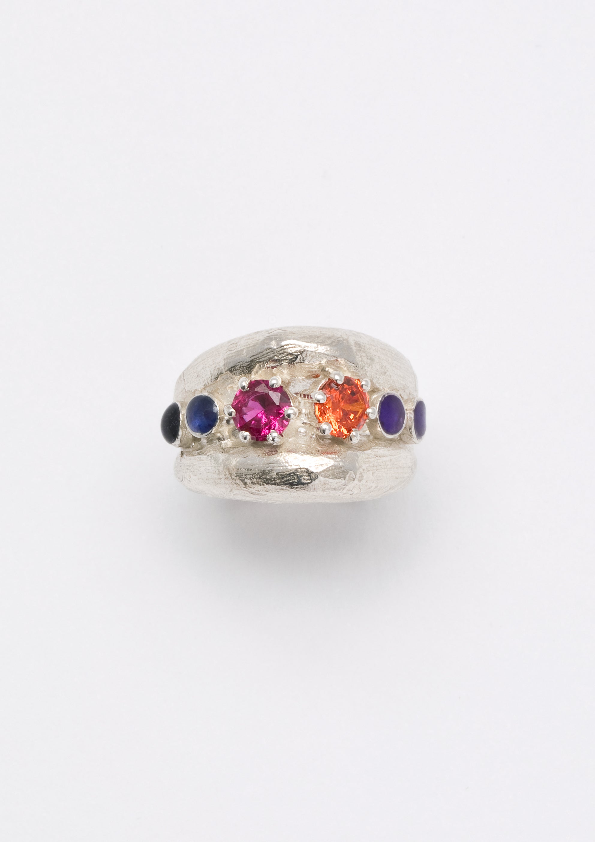 Voodoo Jewels Bold Shapes Suri anello argento misura M