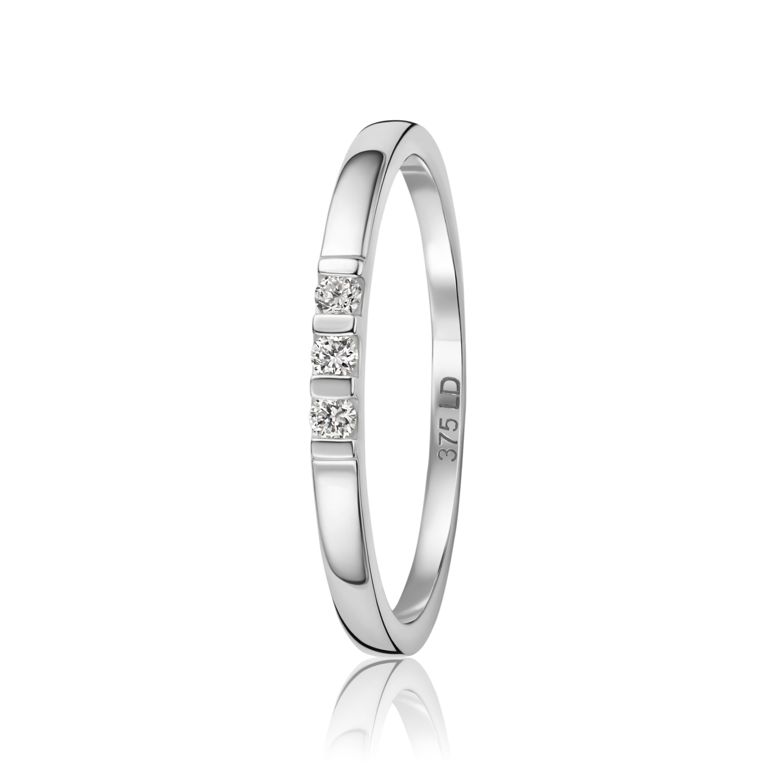 MIORE Anello oro bianco 9kt 375