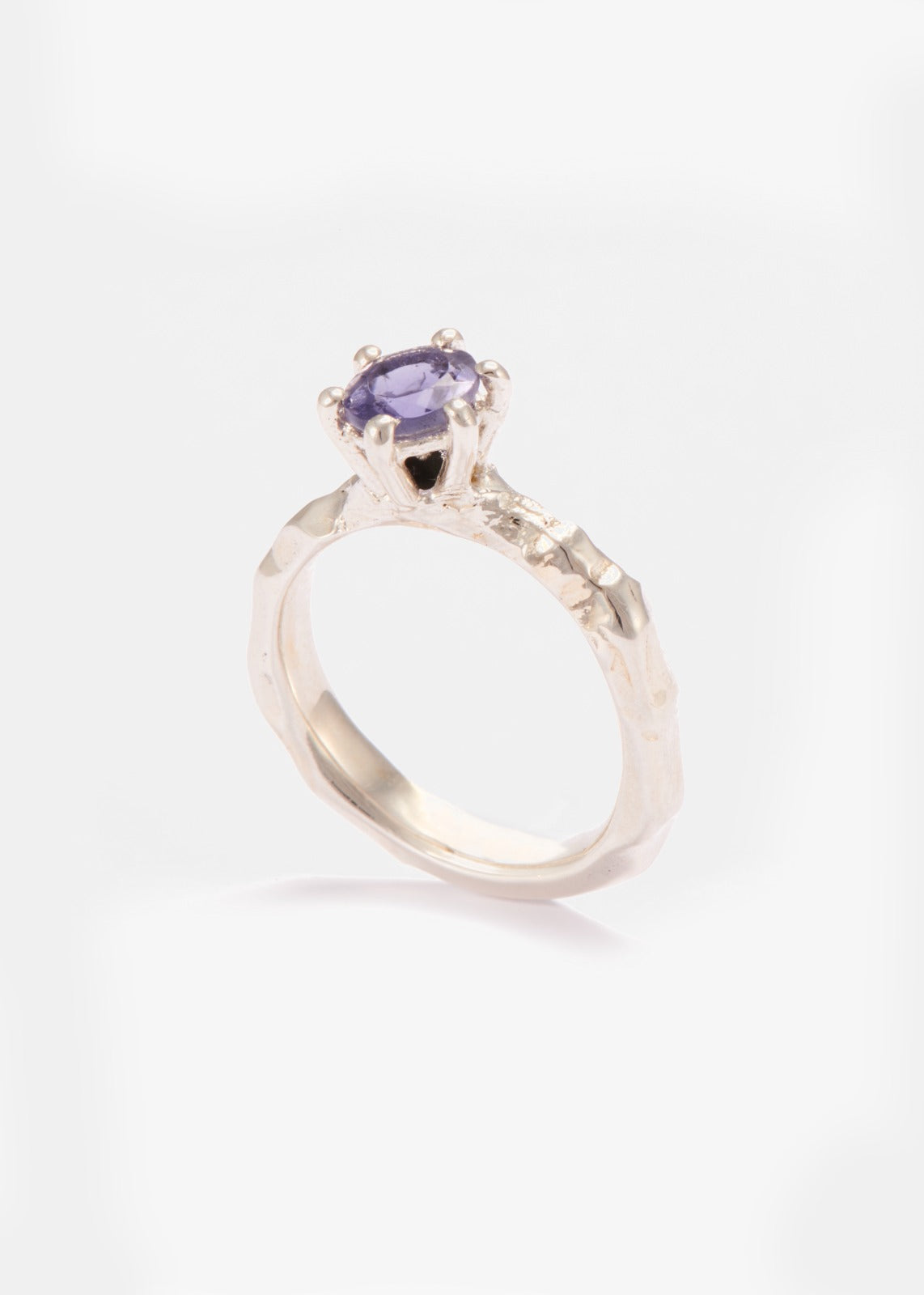 Voodoo Jewels Love Letter Blue anello argento iolite taglia M