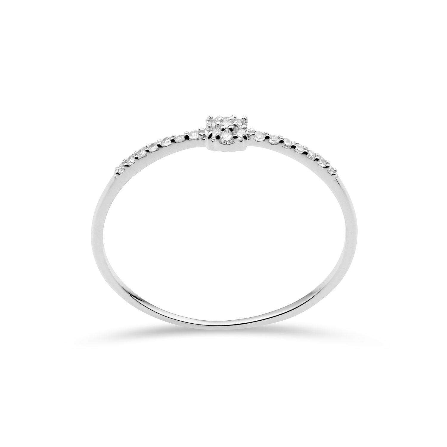 Miore Anello Oro Bianco 9KT 375