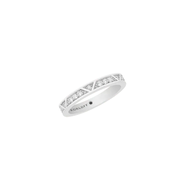 Korloff Éclat JL-JER07-WG anello oro bianco diamanti