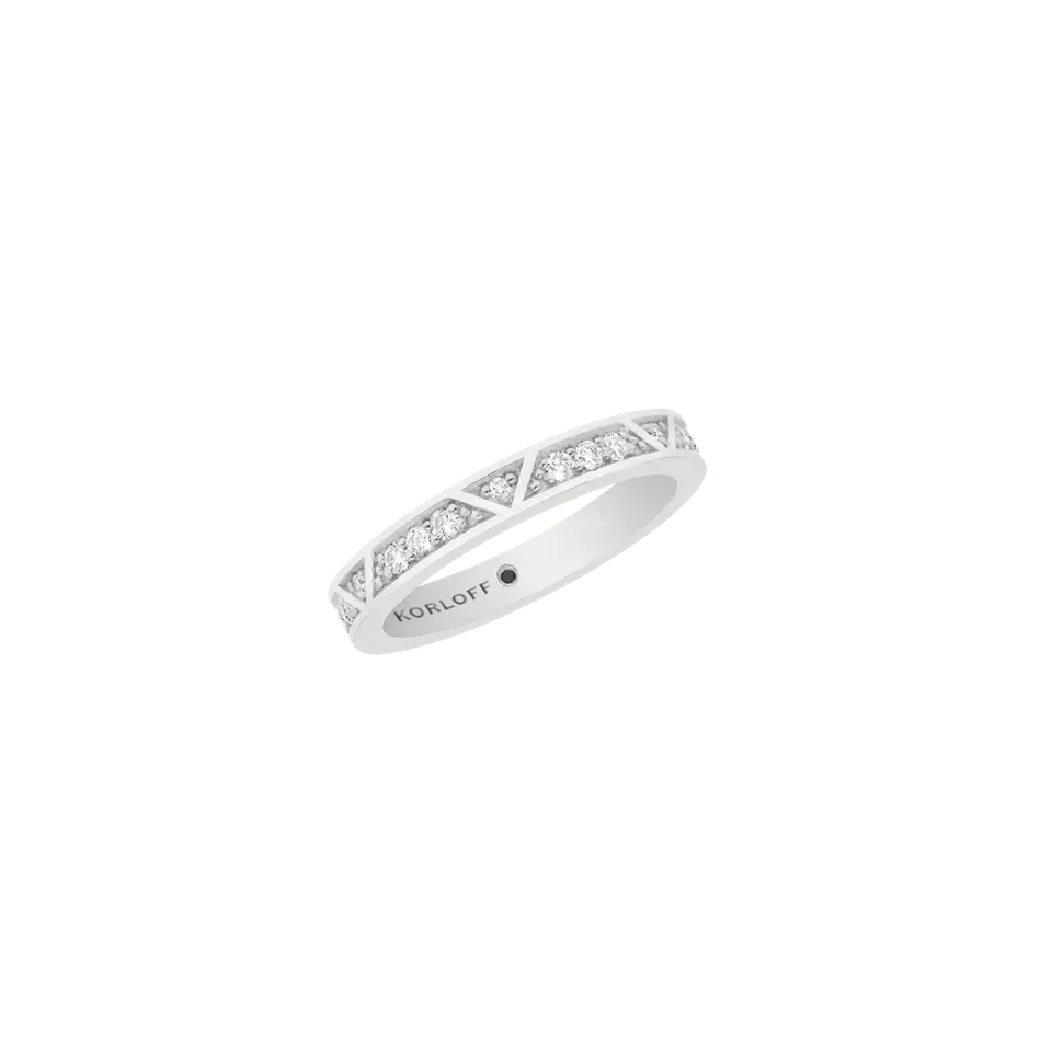 Korloff Éclat JL-JER07-WG anello oro bianco diamanti