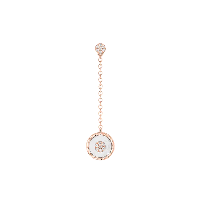 Korloff Je Play JL-JJPE06-PG orecchino oro rosa diamanti madreperla