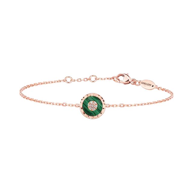 Korloff Je Play JL-JJPB02 bracciale oro rosa malachite
