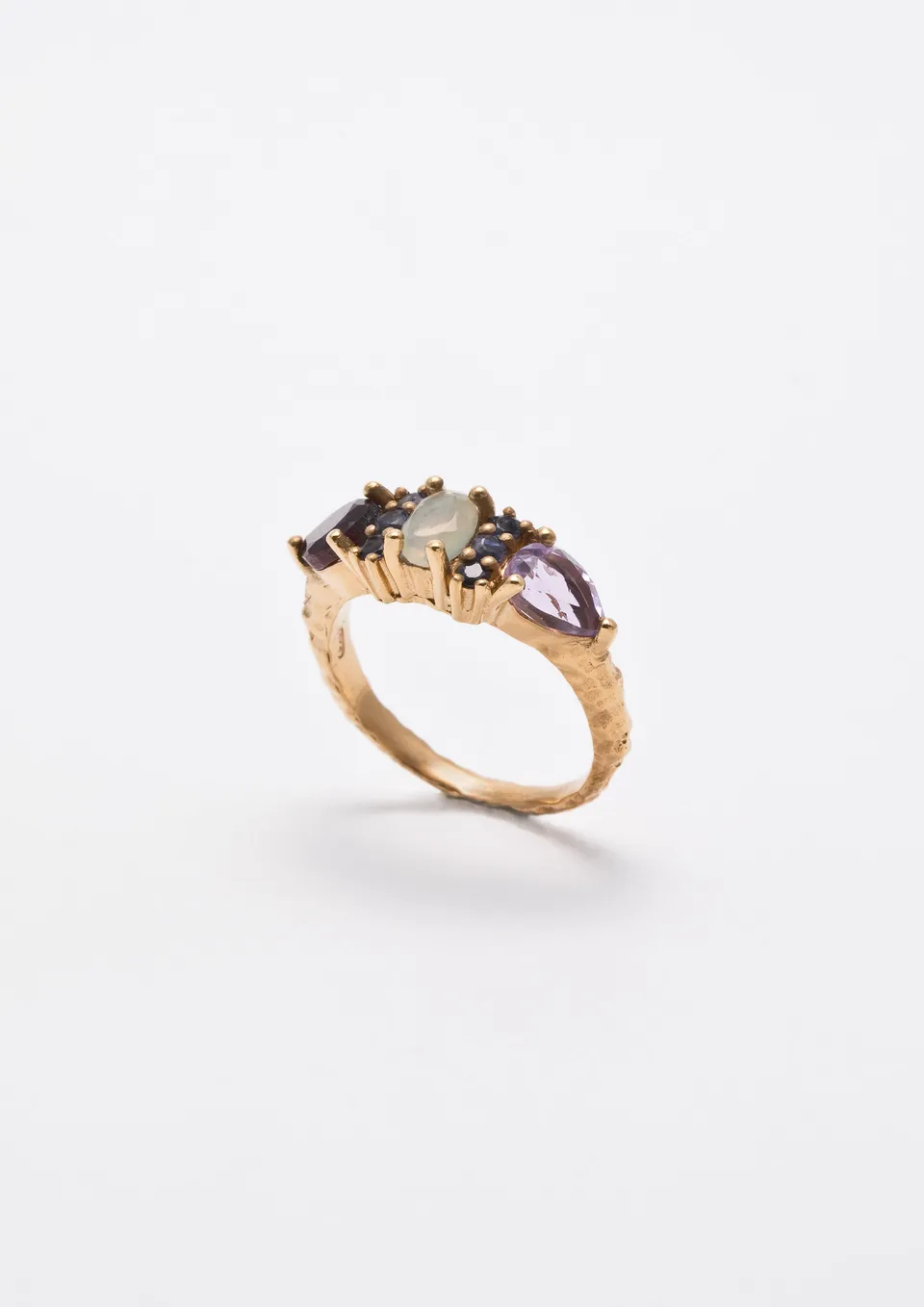 Voodoo Jewels Bold Shapes Amita anello argento opale M