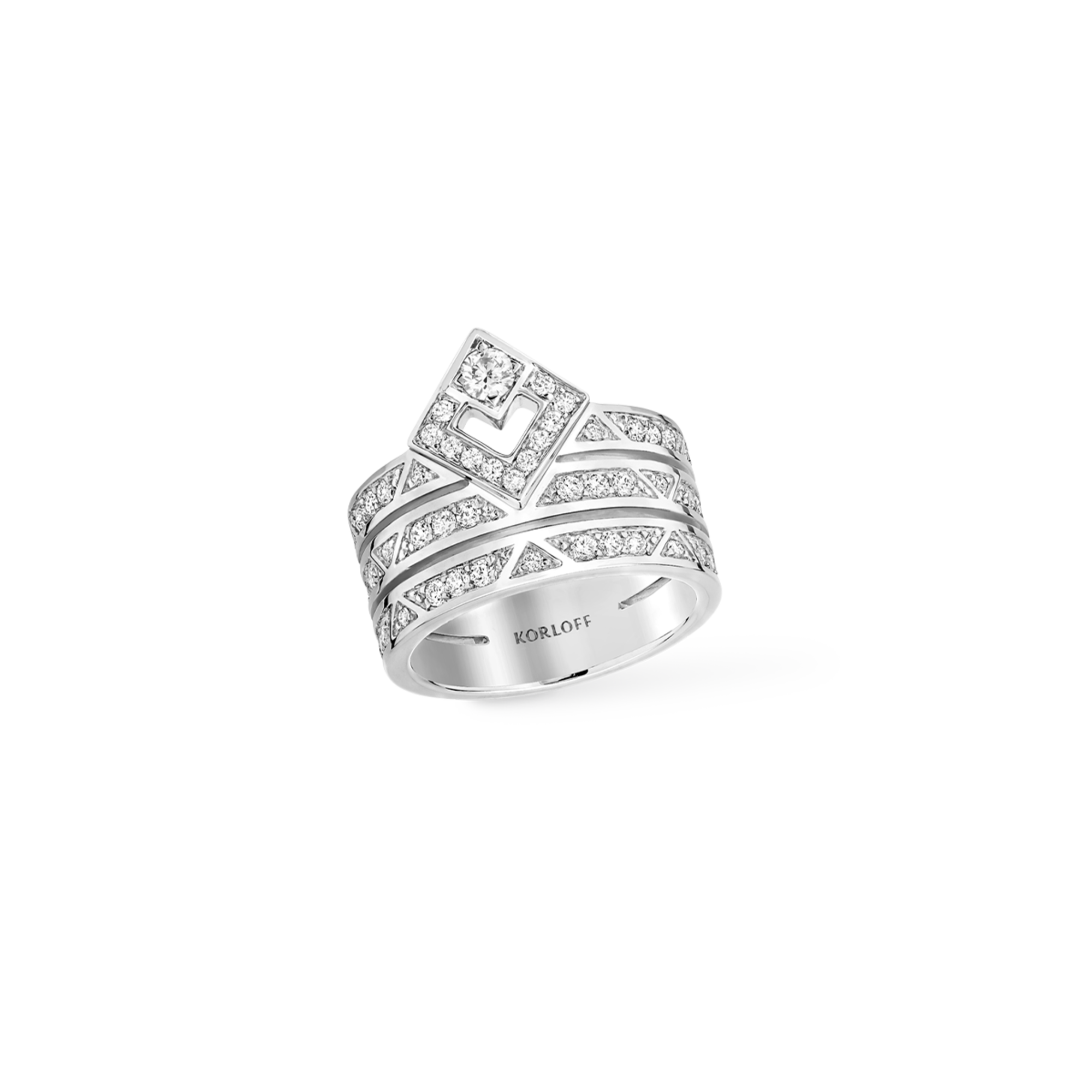 Korloff Éclat JL-JER06-WG/D anello oro bianco diamanti