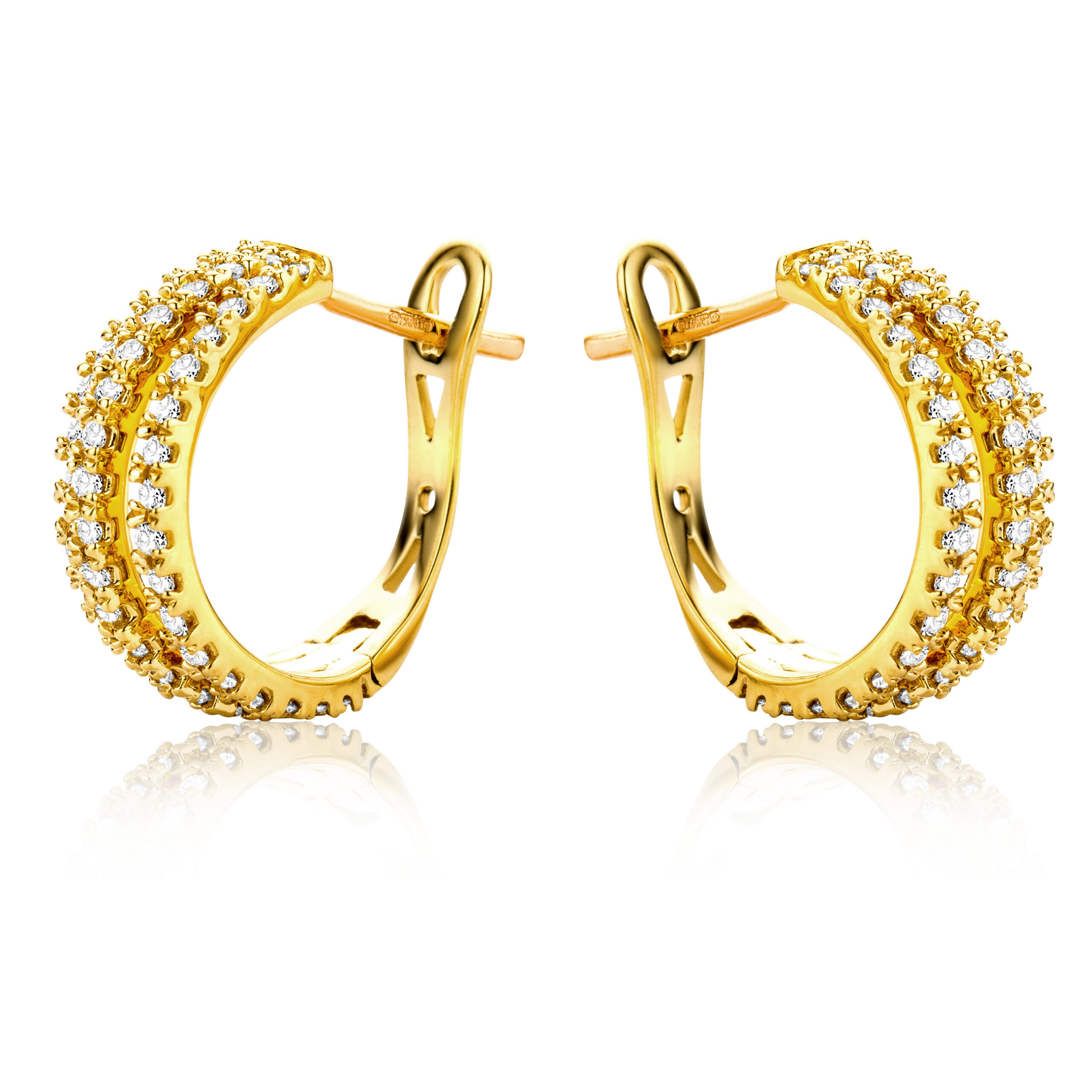 Miore Orecchini oro giallo 18 kt 750