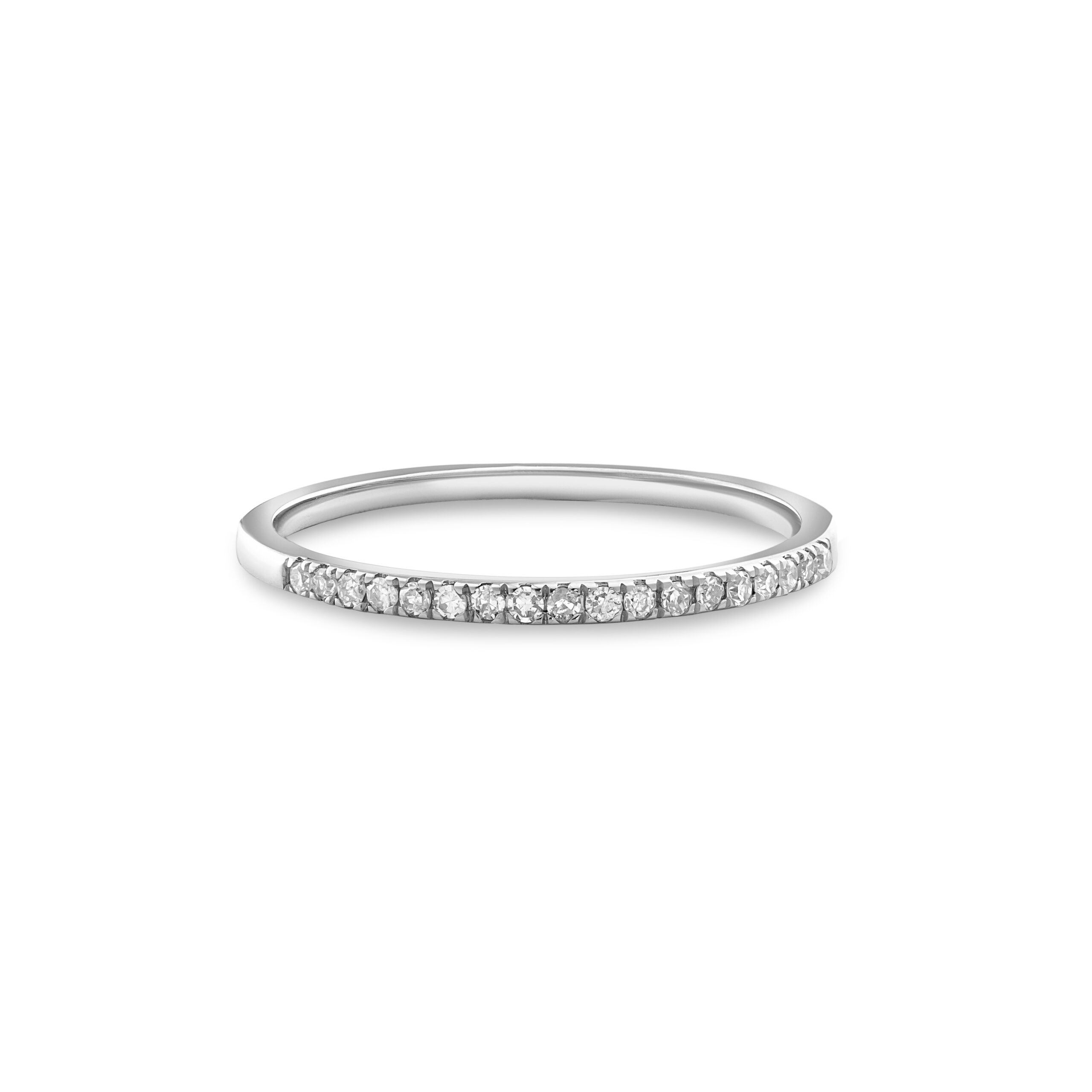 Miore Ring Anello Oro Bianco 18KT 750
