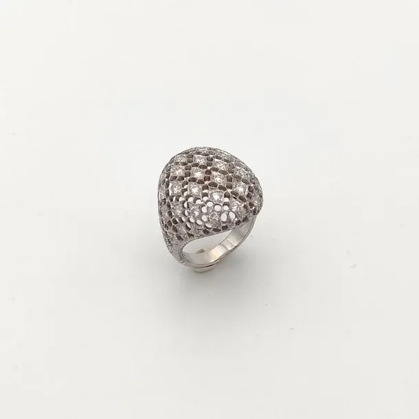 Anna Gioielli Stile Orafo Fiorentino anello oro diamanti 1,38 ct