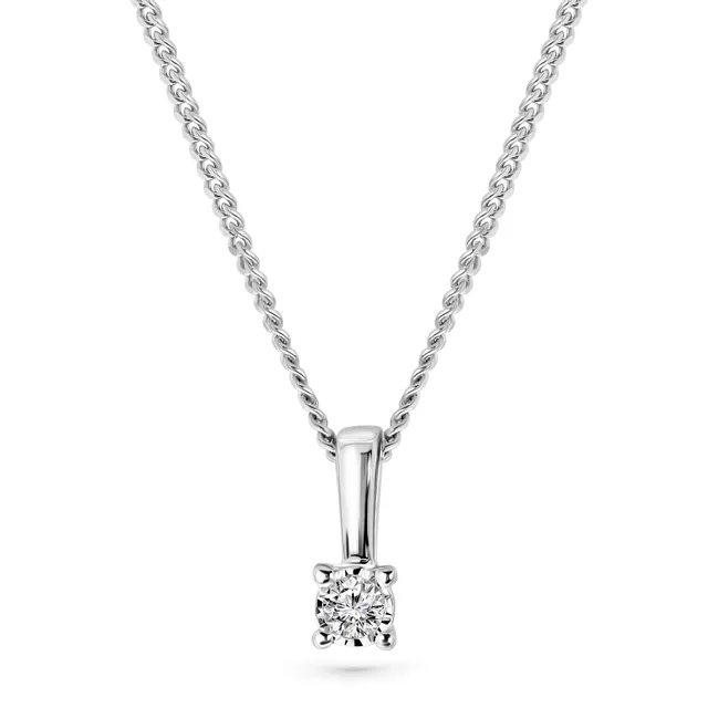 Miore Collana Oro Bianco 9KT
