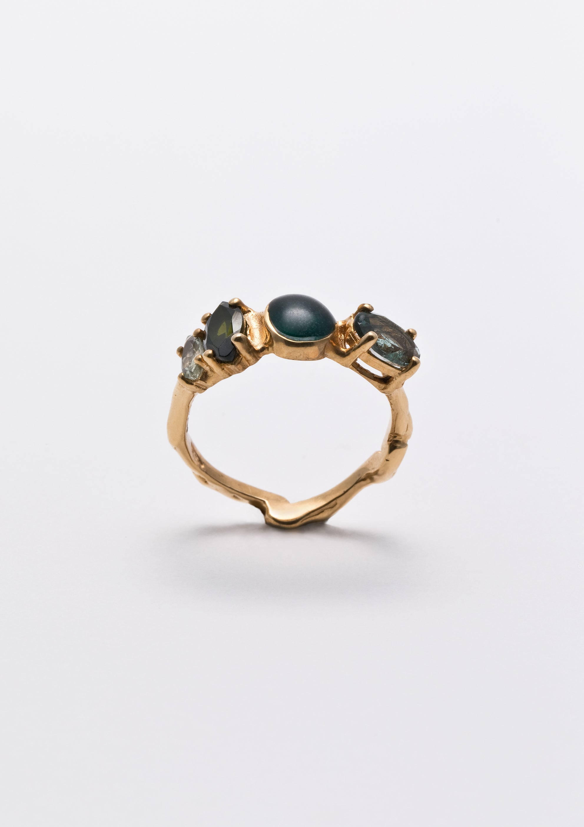 Voodoo Jewels Bold Shapes Radhika anello tormalina oro