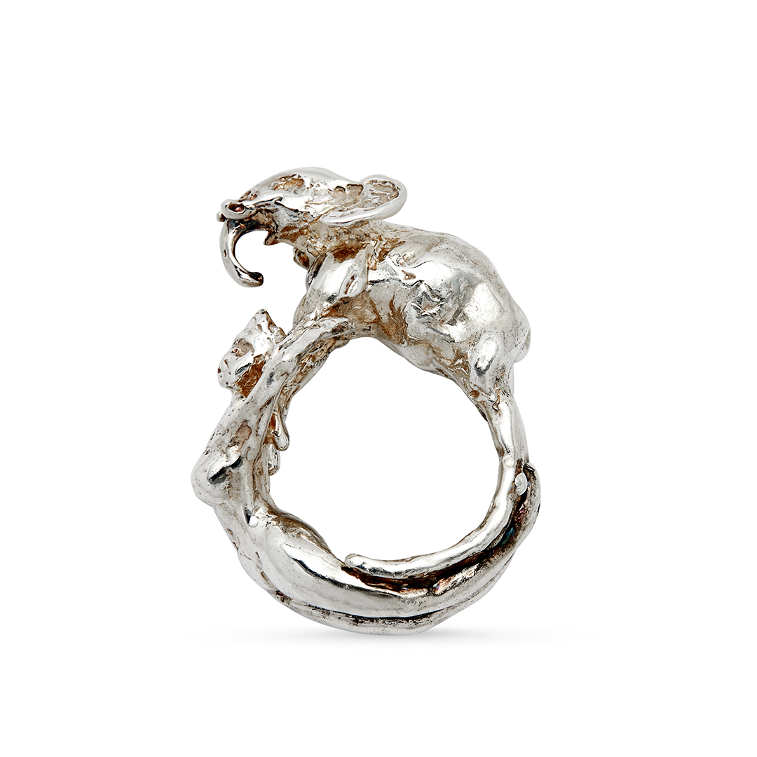 Giulia Iosco Sculpture Equilibrium Ring anello su misura