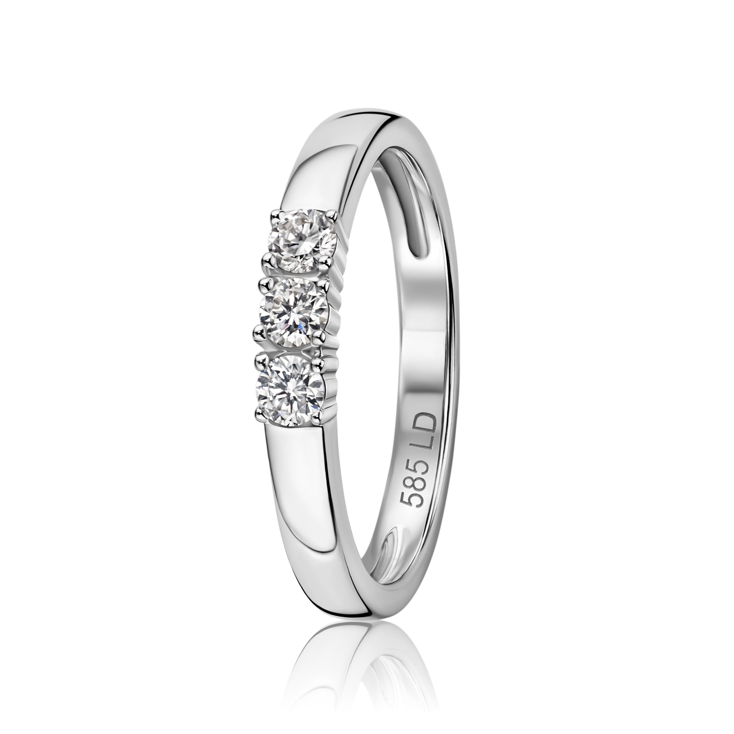 Miore Ring anello oro bianco 14kt 585