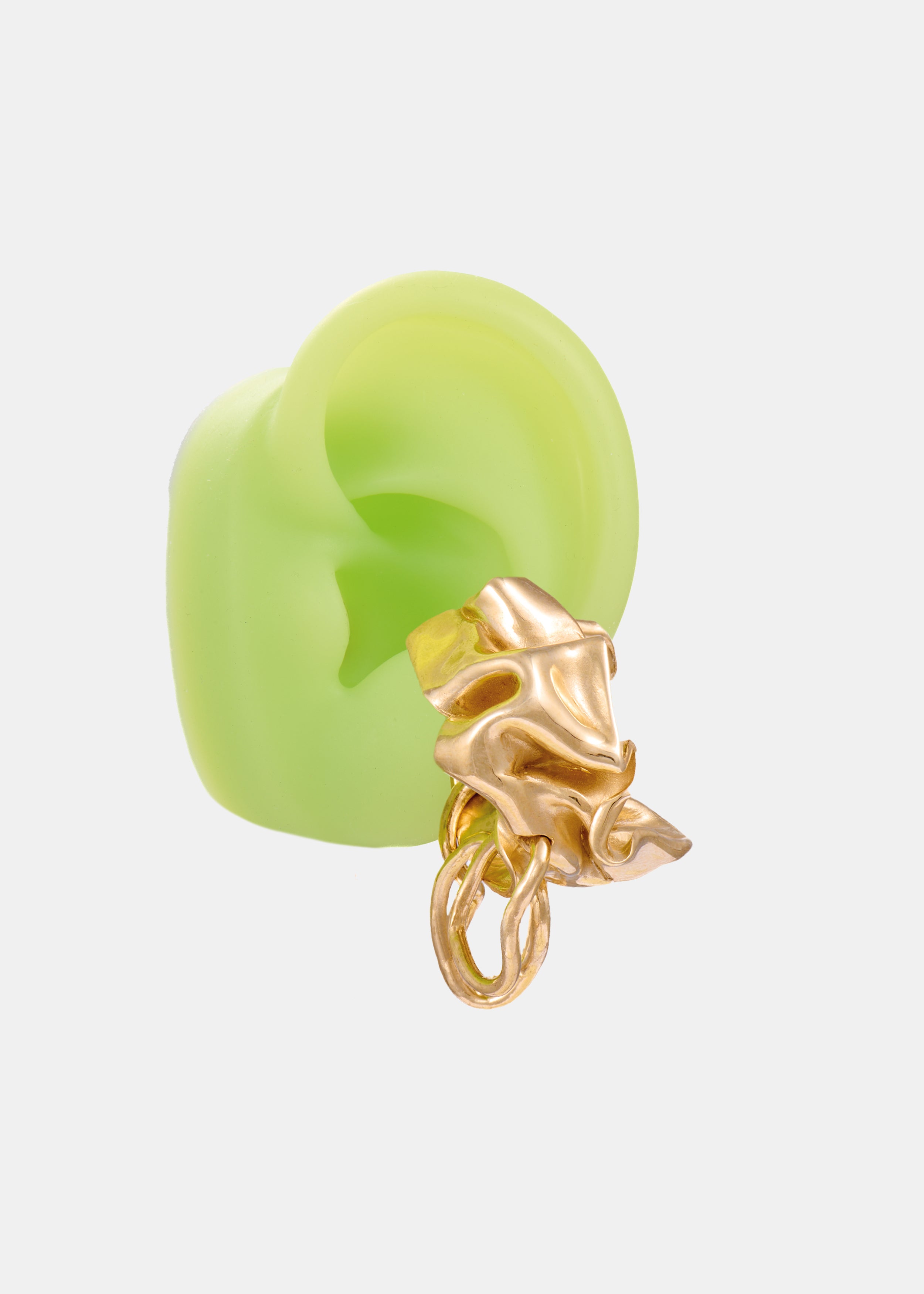 Voodoo Jewels Bold Shapes Katira earcuff bronzo dorato