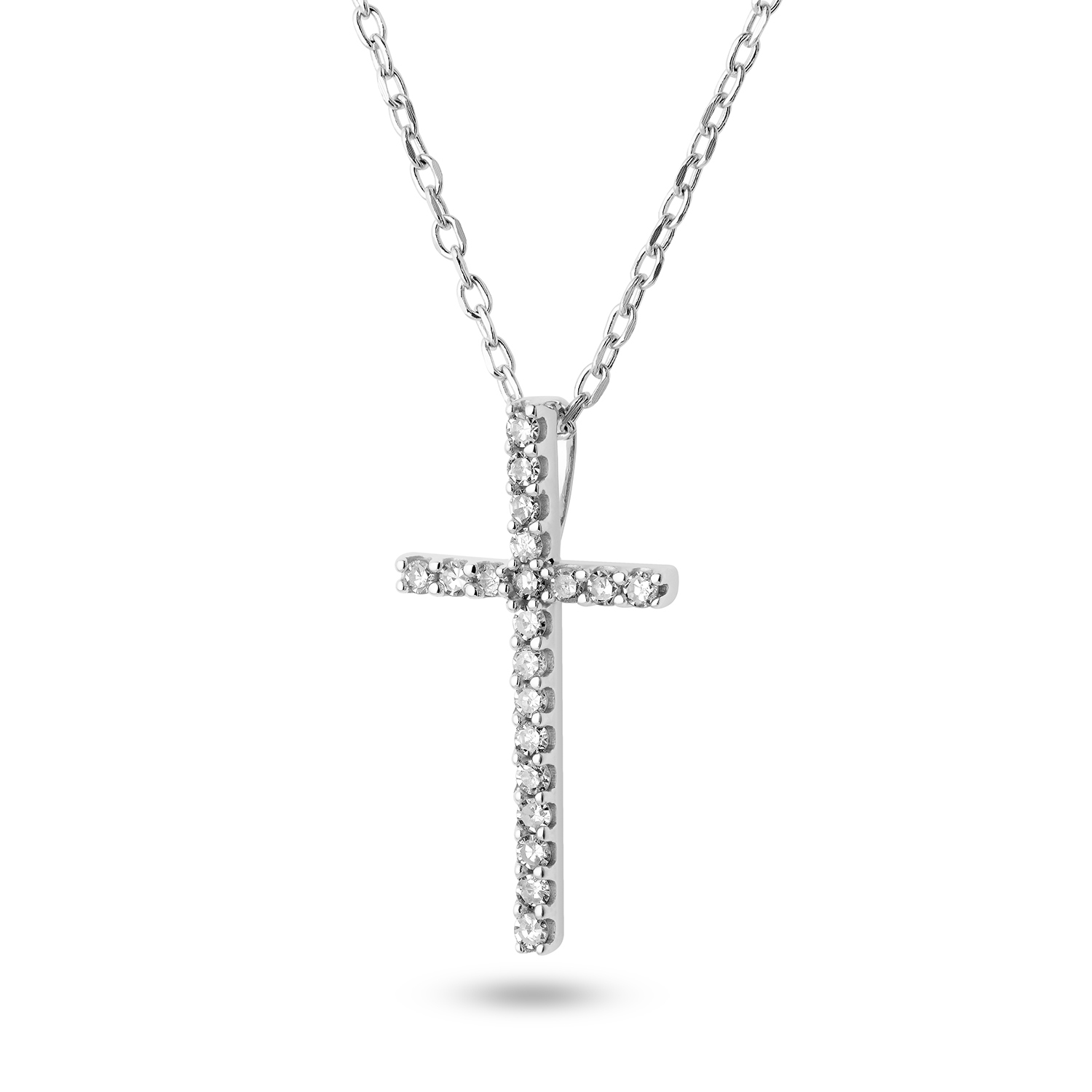 Miore Collana Oro Bianco 14KT 585