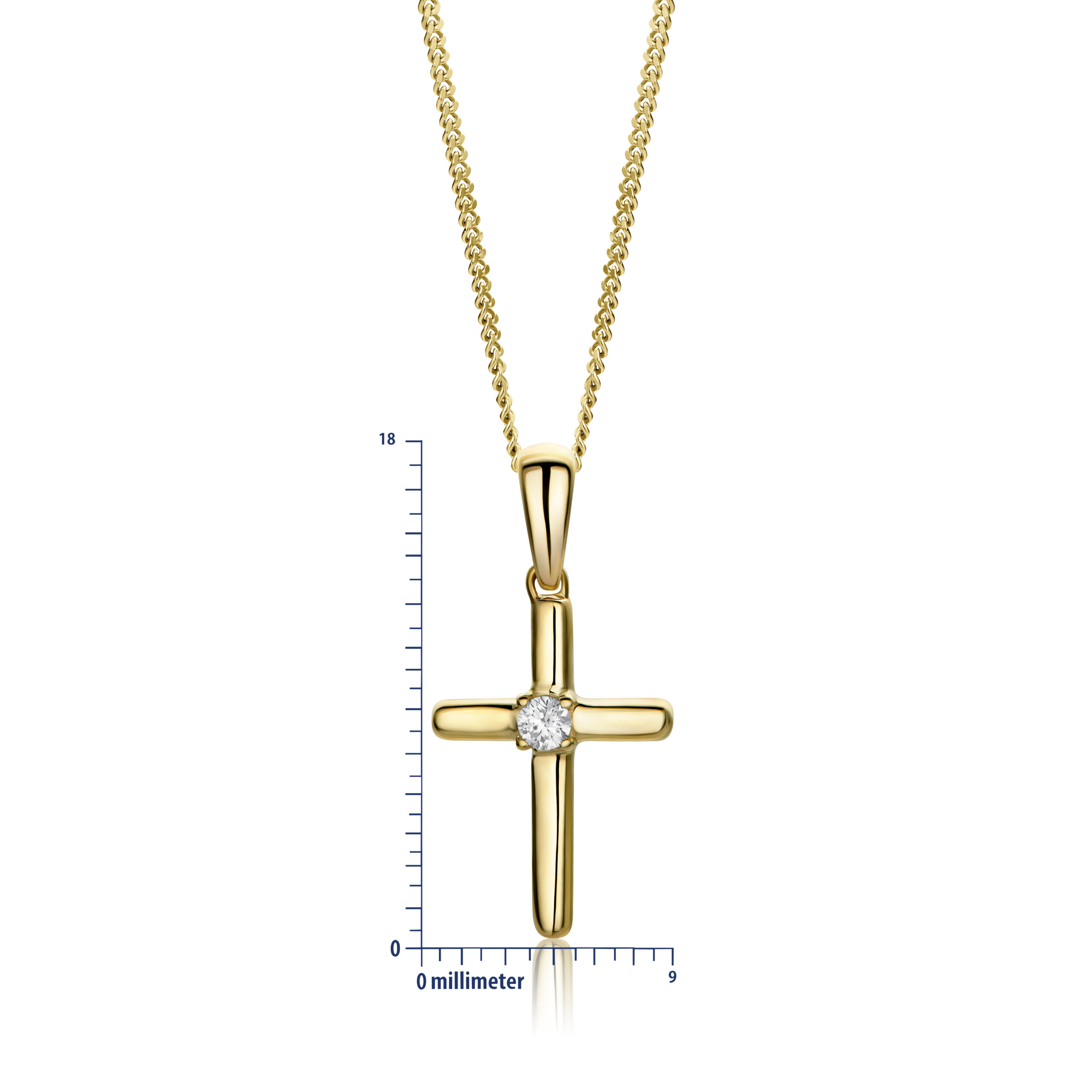 Miore Necklace collana oro giallo 9Kt 375