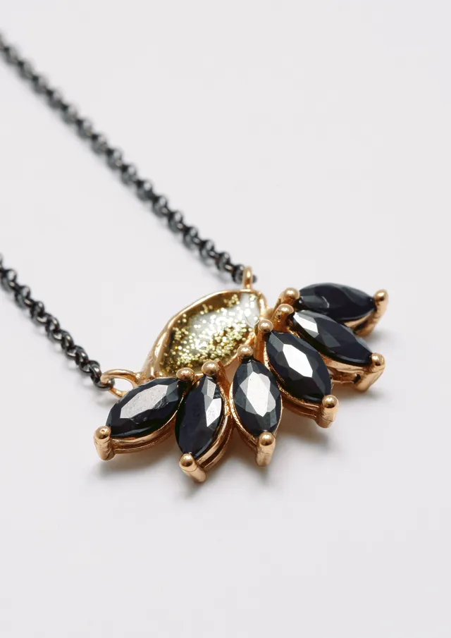 Voodoo Jewels Bold Shapes Ruellia collana verde catena 60