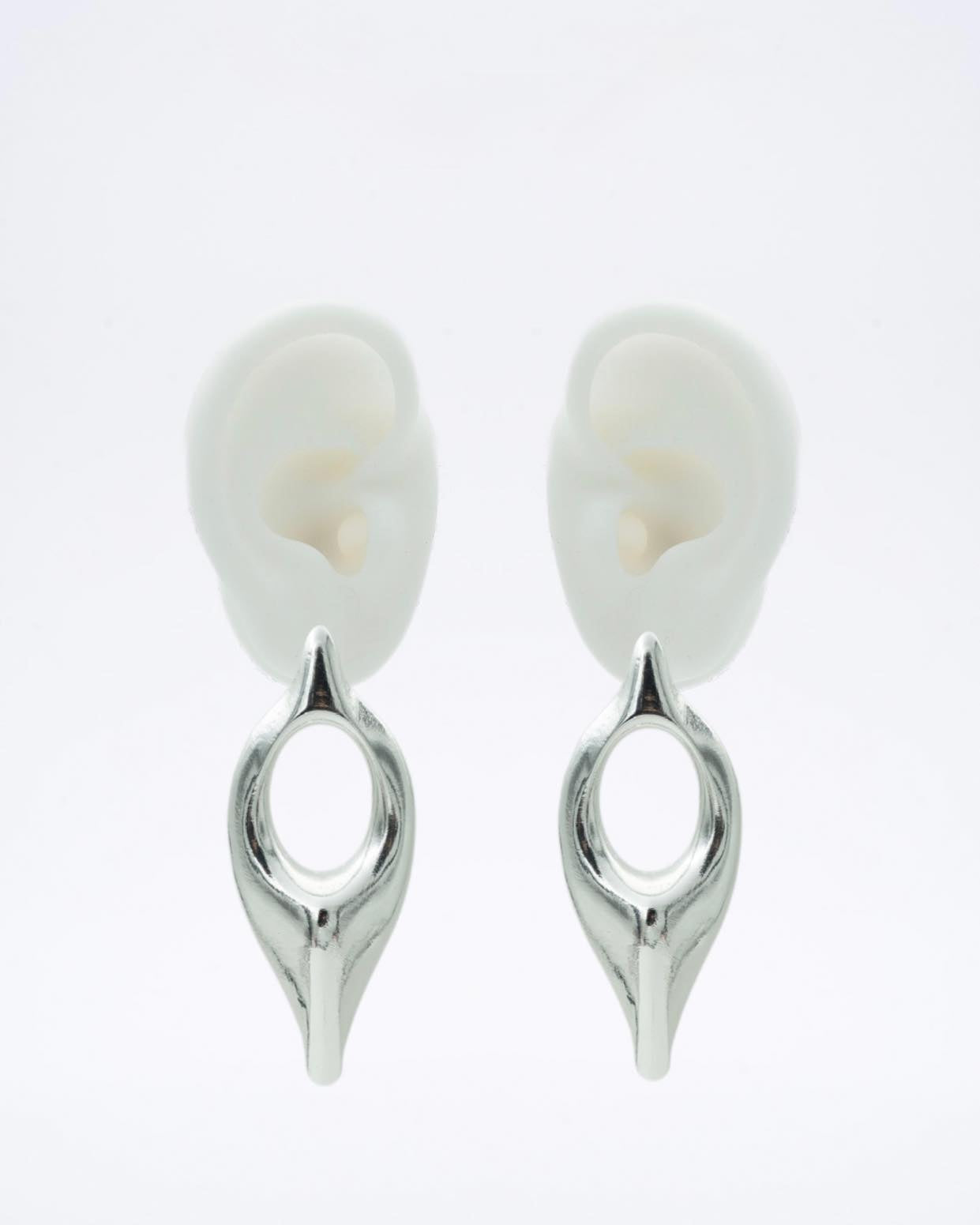Voodoo Jewels Bold Shapes Rhea Orecchini bronzo argentato