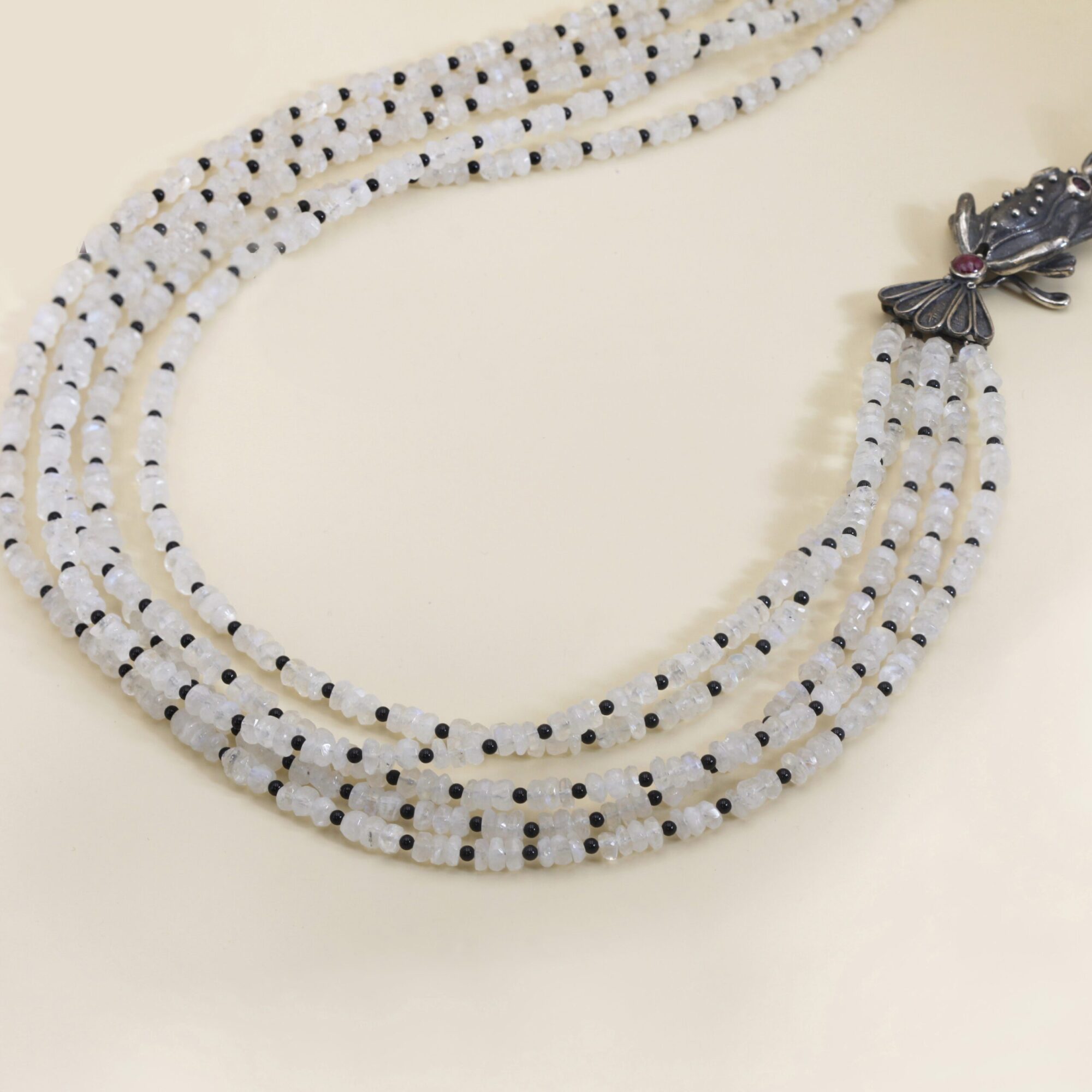 Anna Gioielli Collane collana argento labradorite onice 57cm
