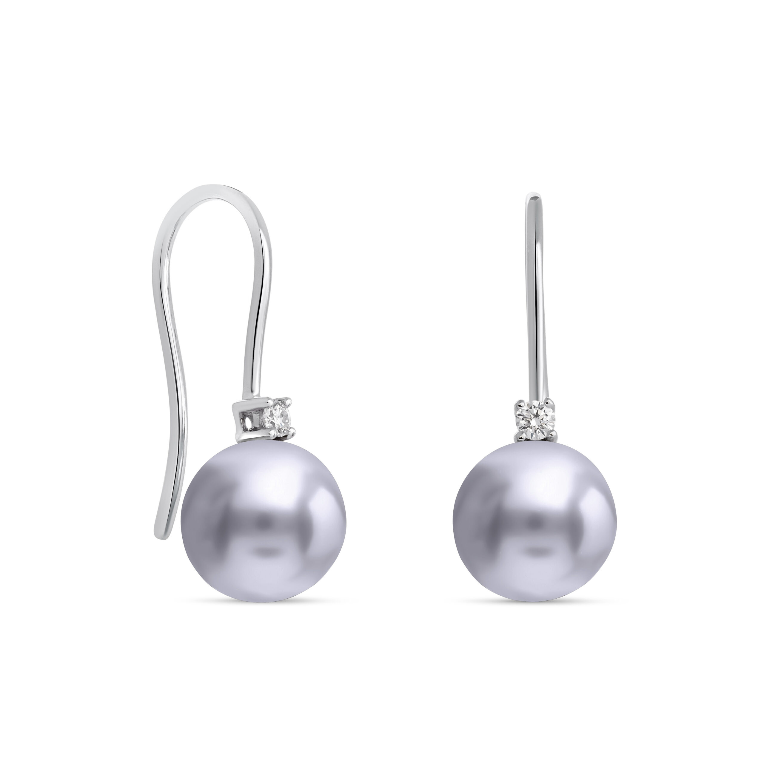 Miore Earrings Orecchini Oro Bianco 18KT Perla