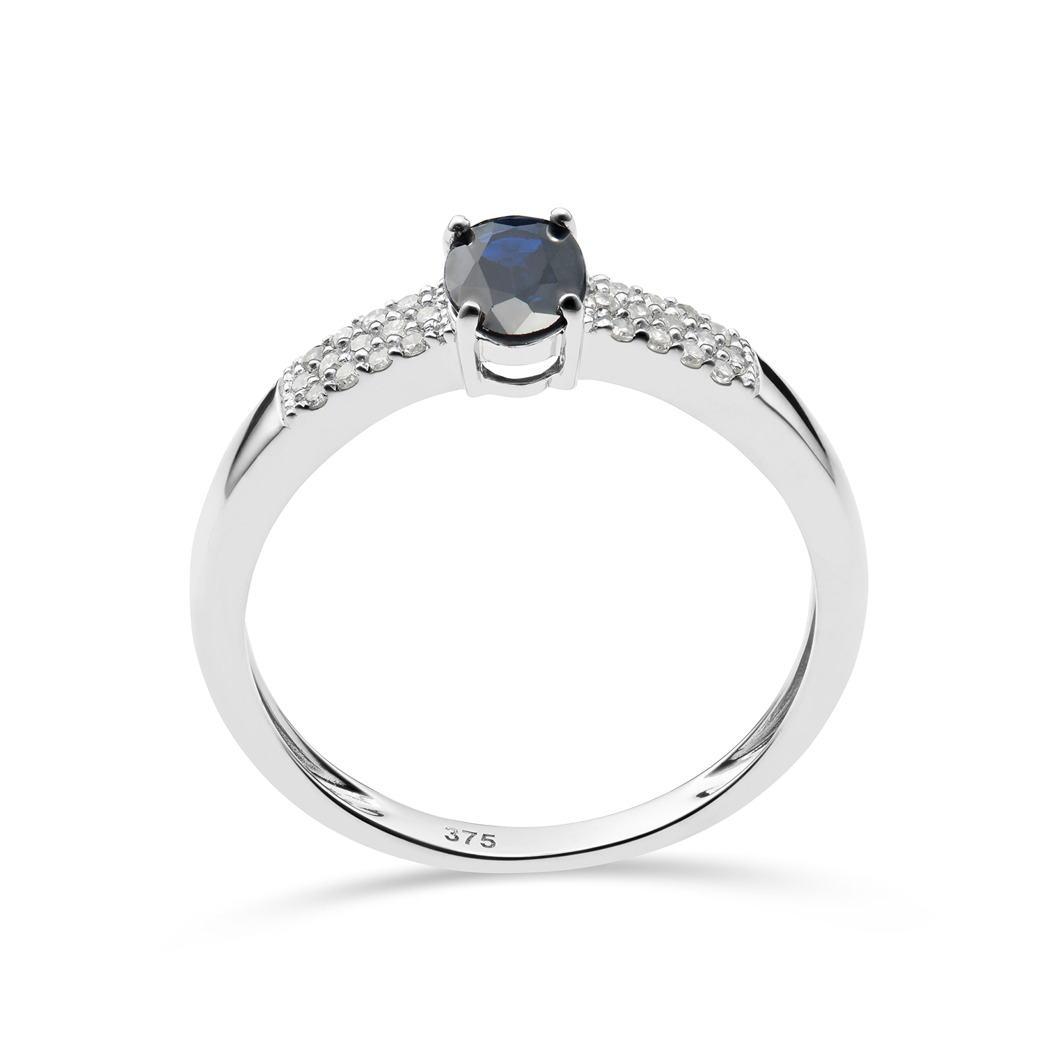 Miore Ring Anello oro bianco zaffiro W1421