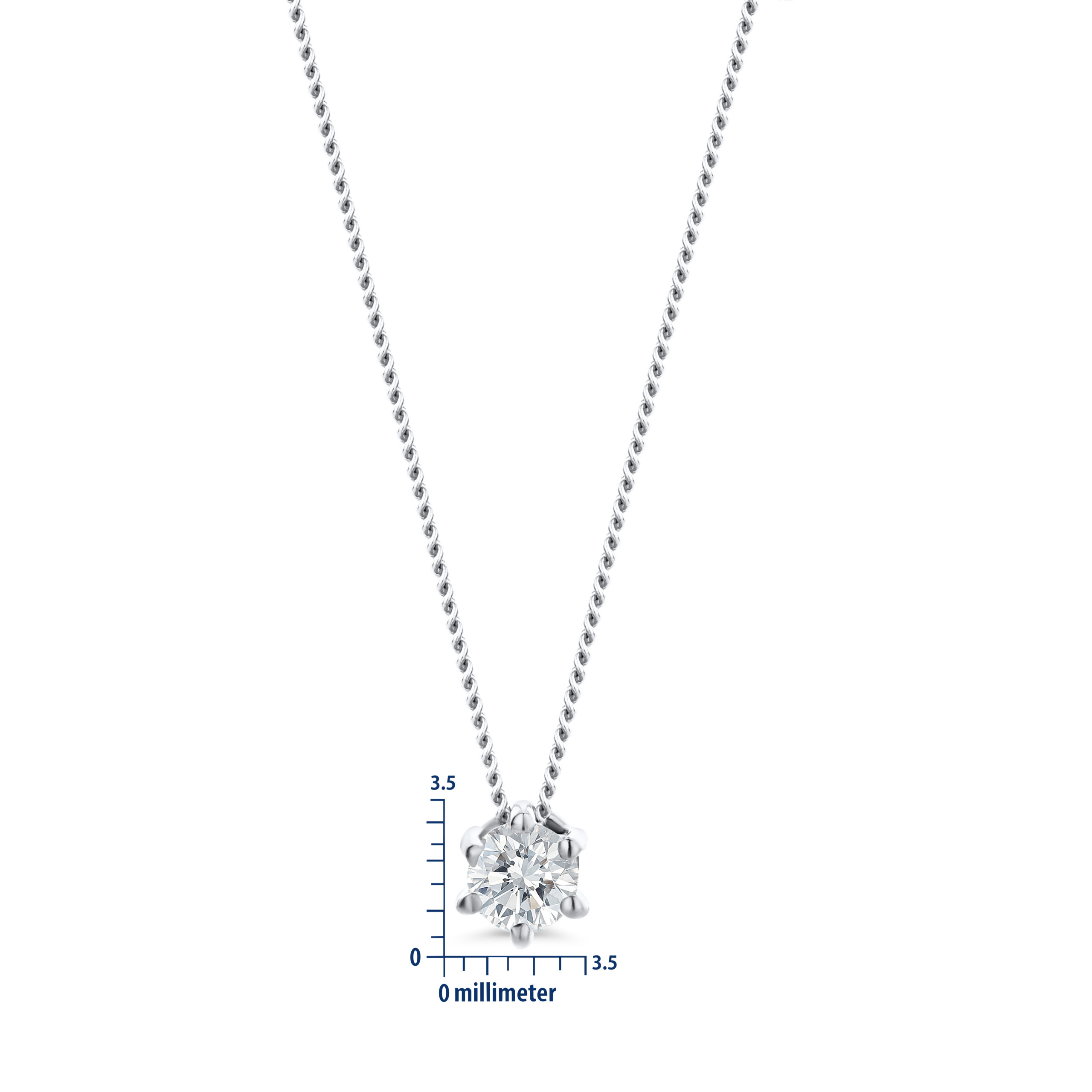 Miore Necklace collana oro bianco 14kt 585