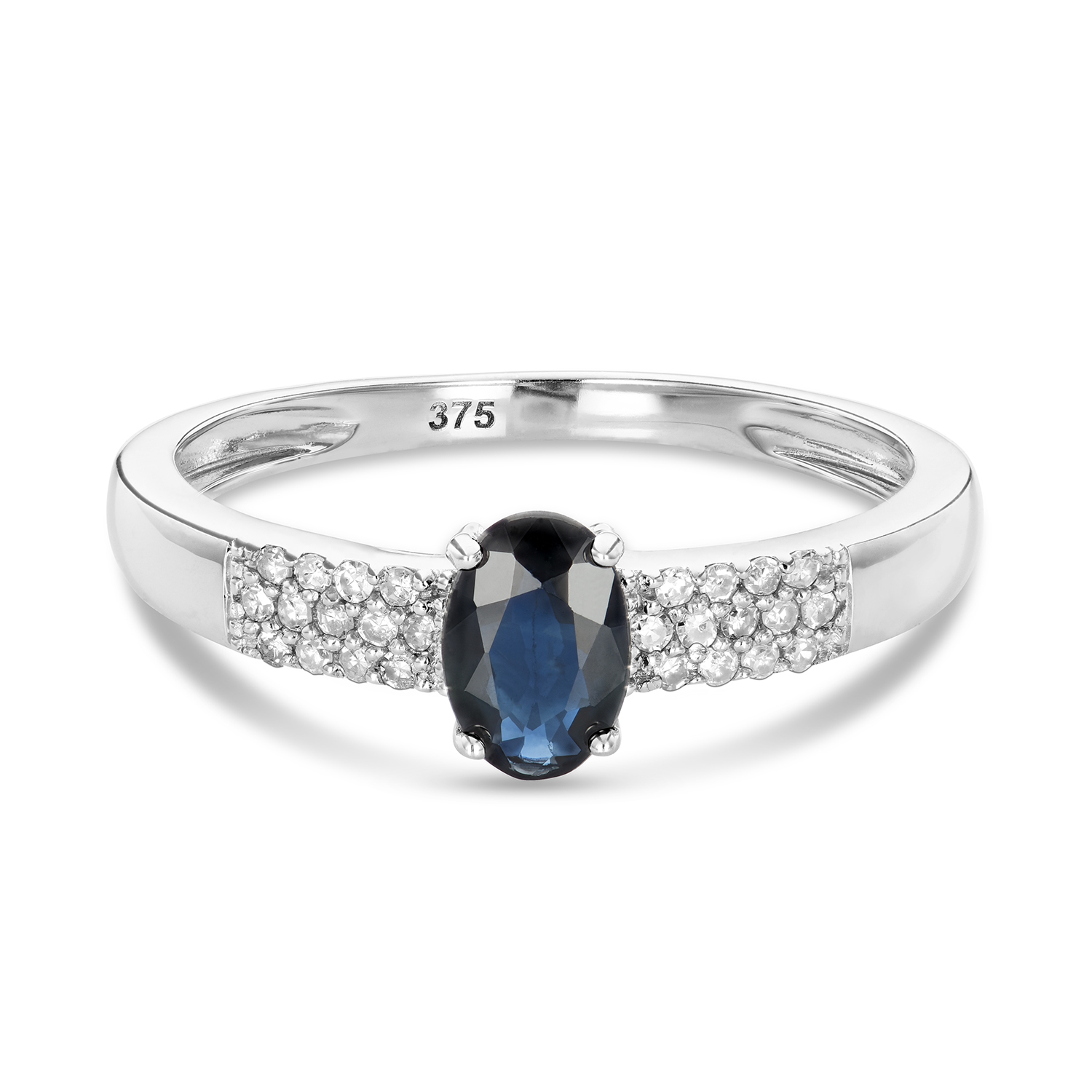 Miore Ring Anello oro bianco zaffiro W1421