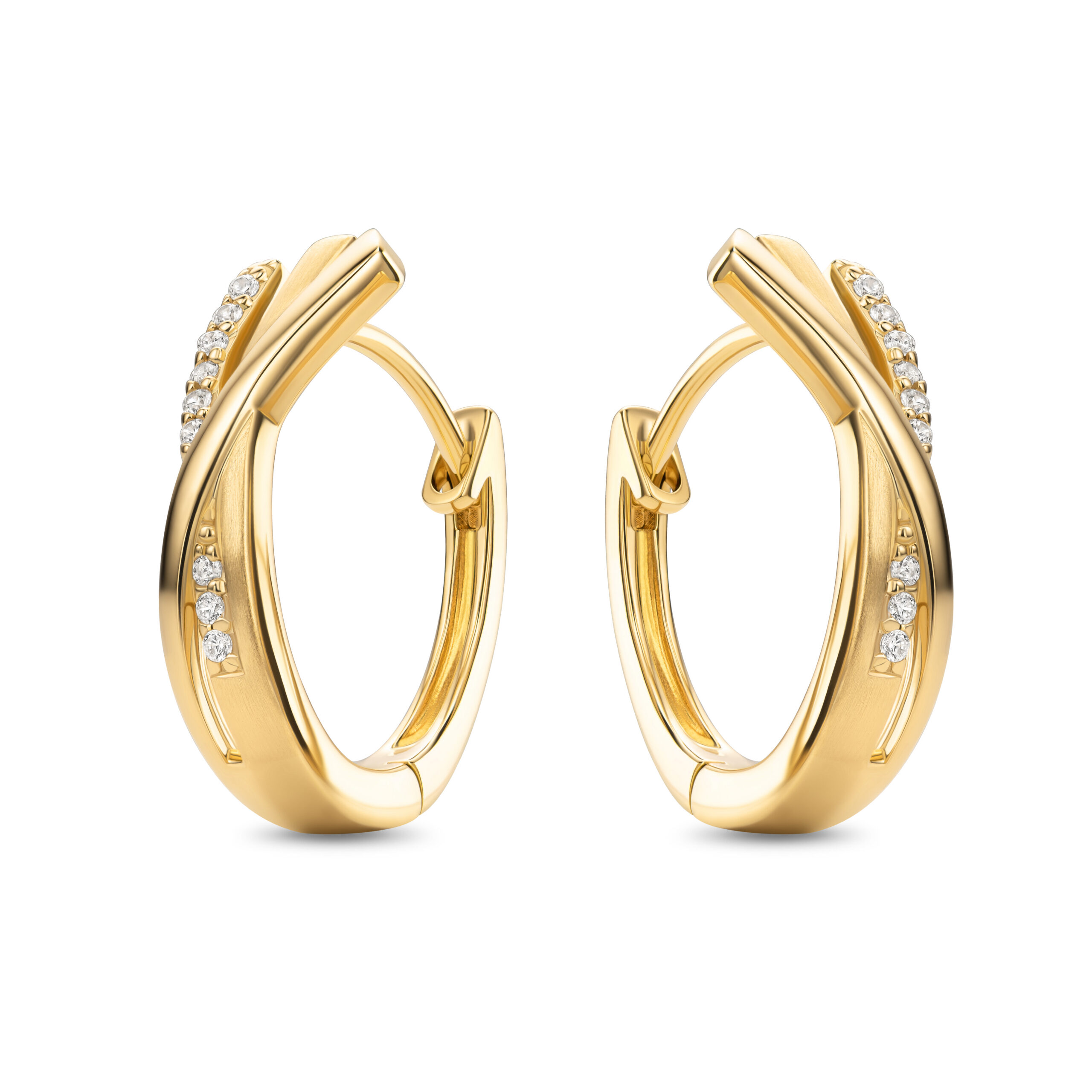 Miore Earrings Orecchini Argento 925 Zirconia Cubica