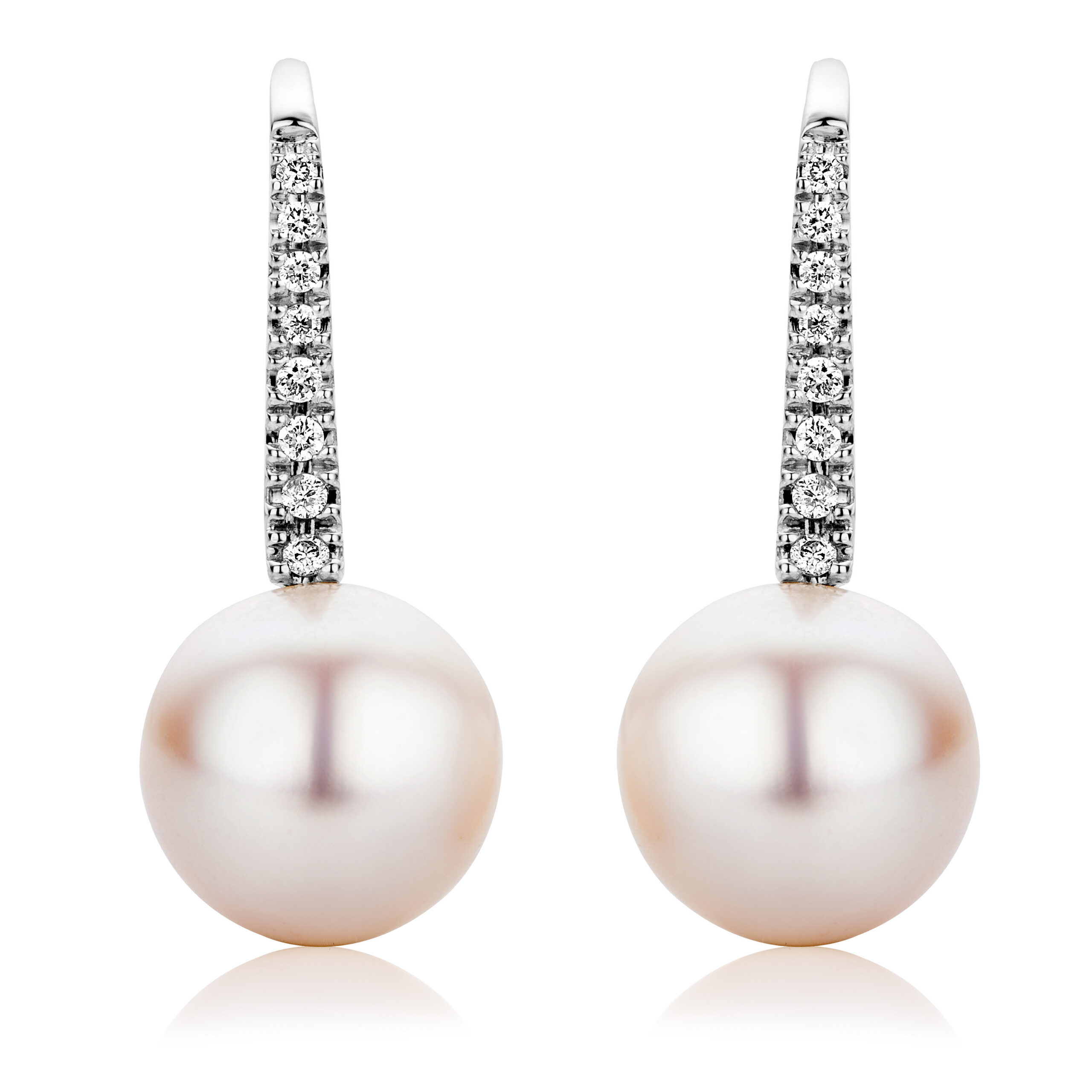 MIORE Orecchini oro bianco 18kt perla 750