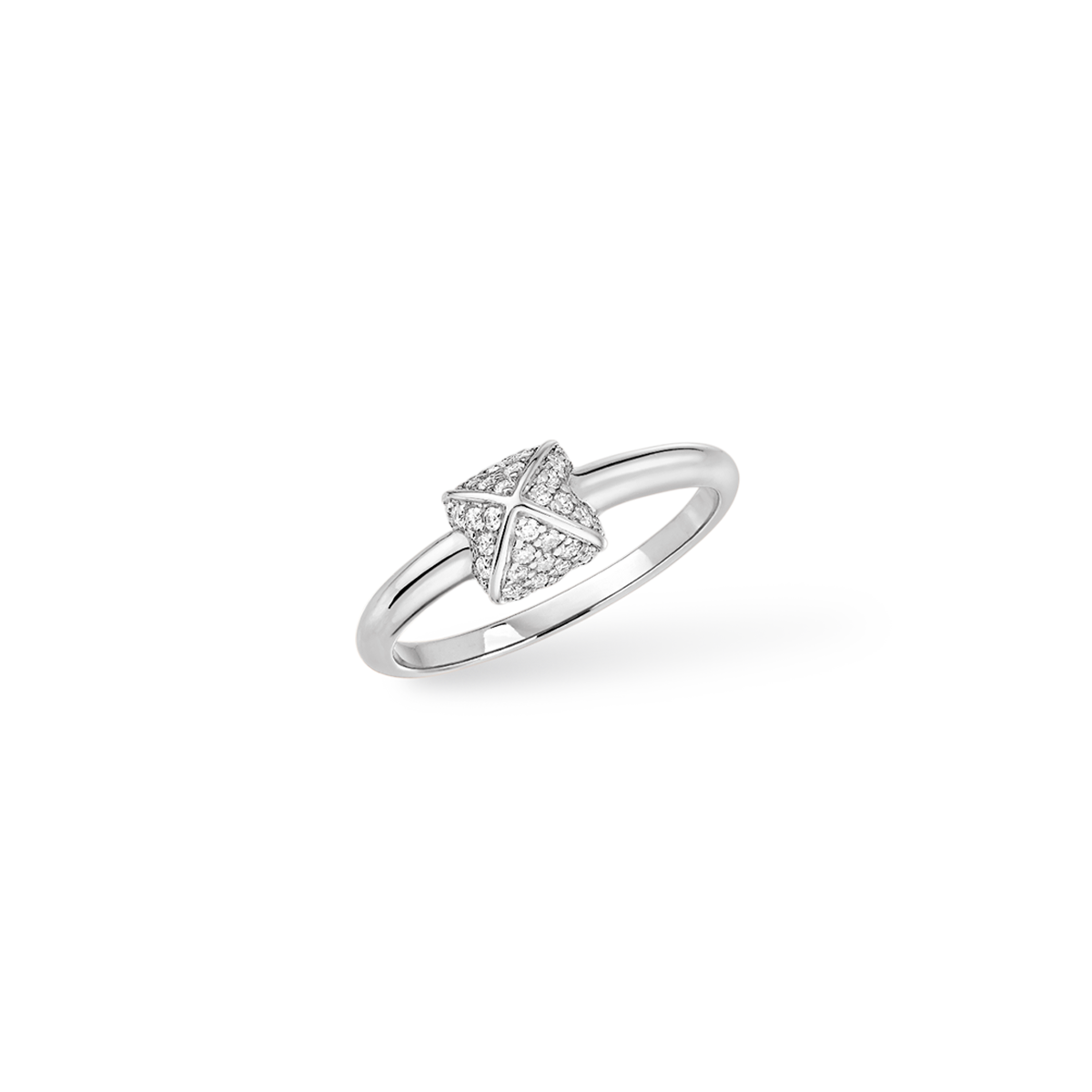 Korloff Korlove JKVR01 anello cuore oro bianco diamanti