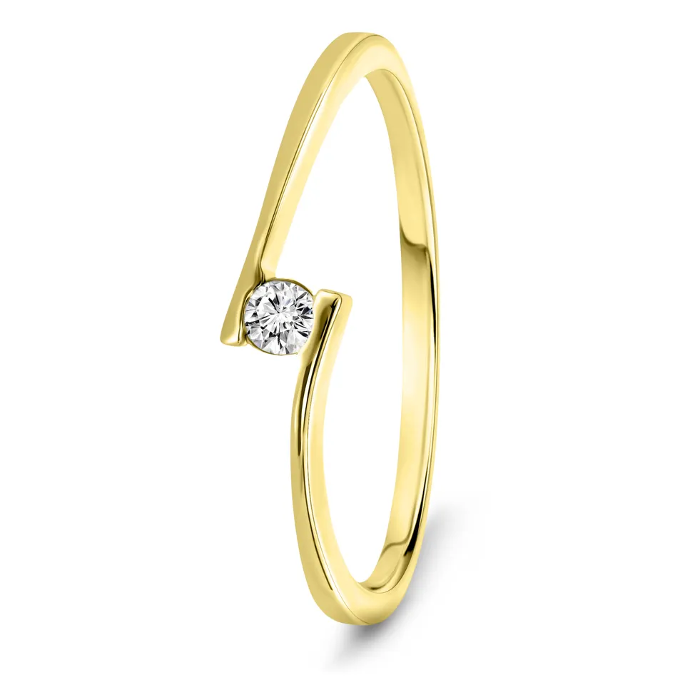 Miore anello oro giallo 9 kt 375