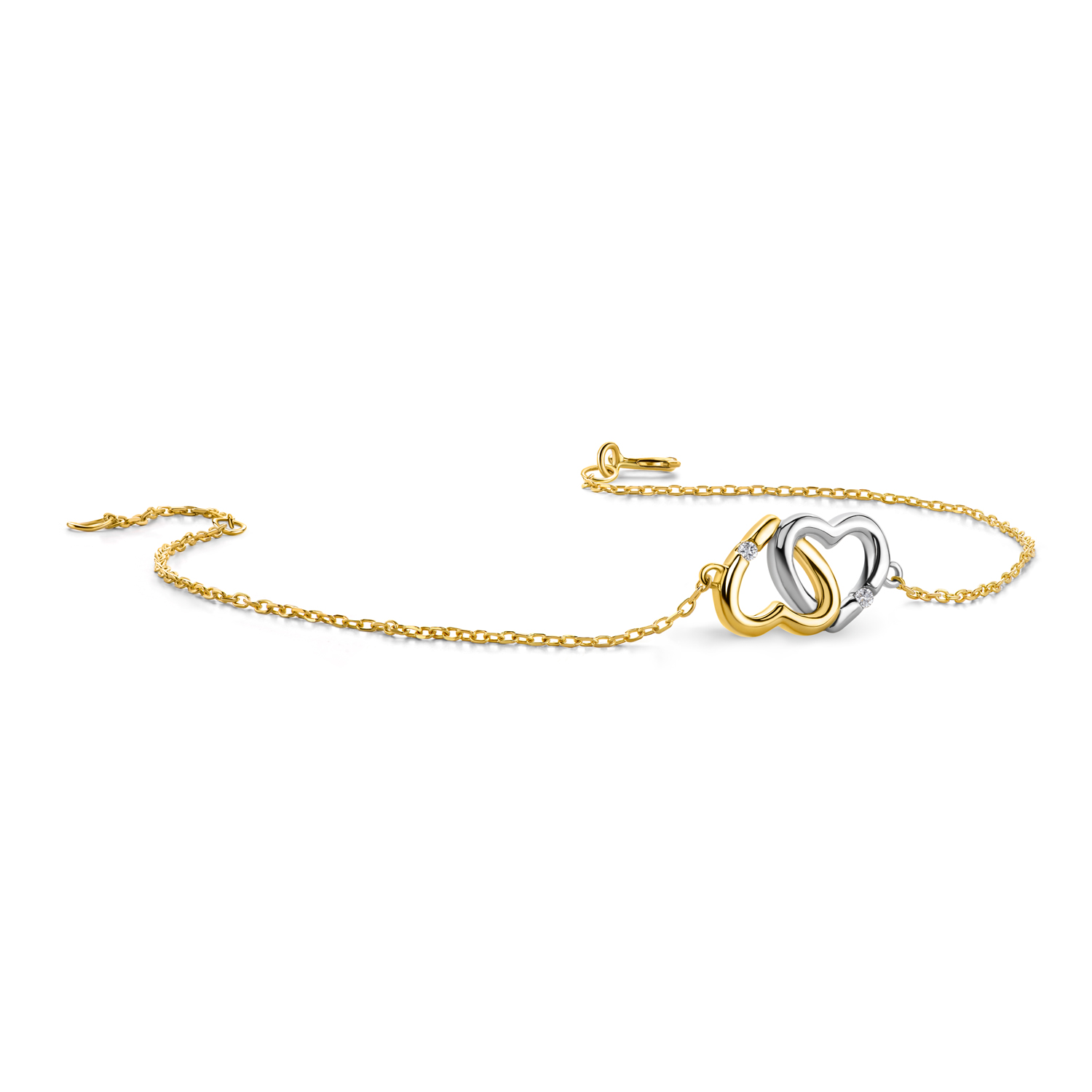 Miore Bracelet bracciale oro bicolore 9kt