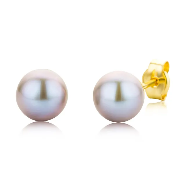 Miore orecchini oro giallo 9kt perla acqua dolce