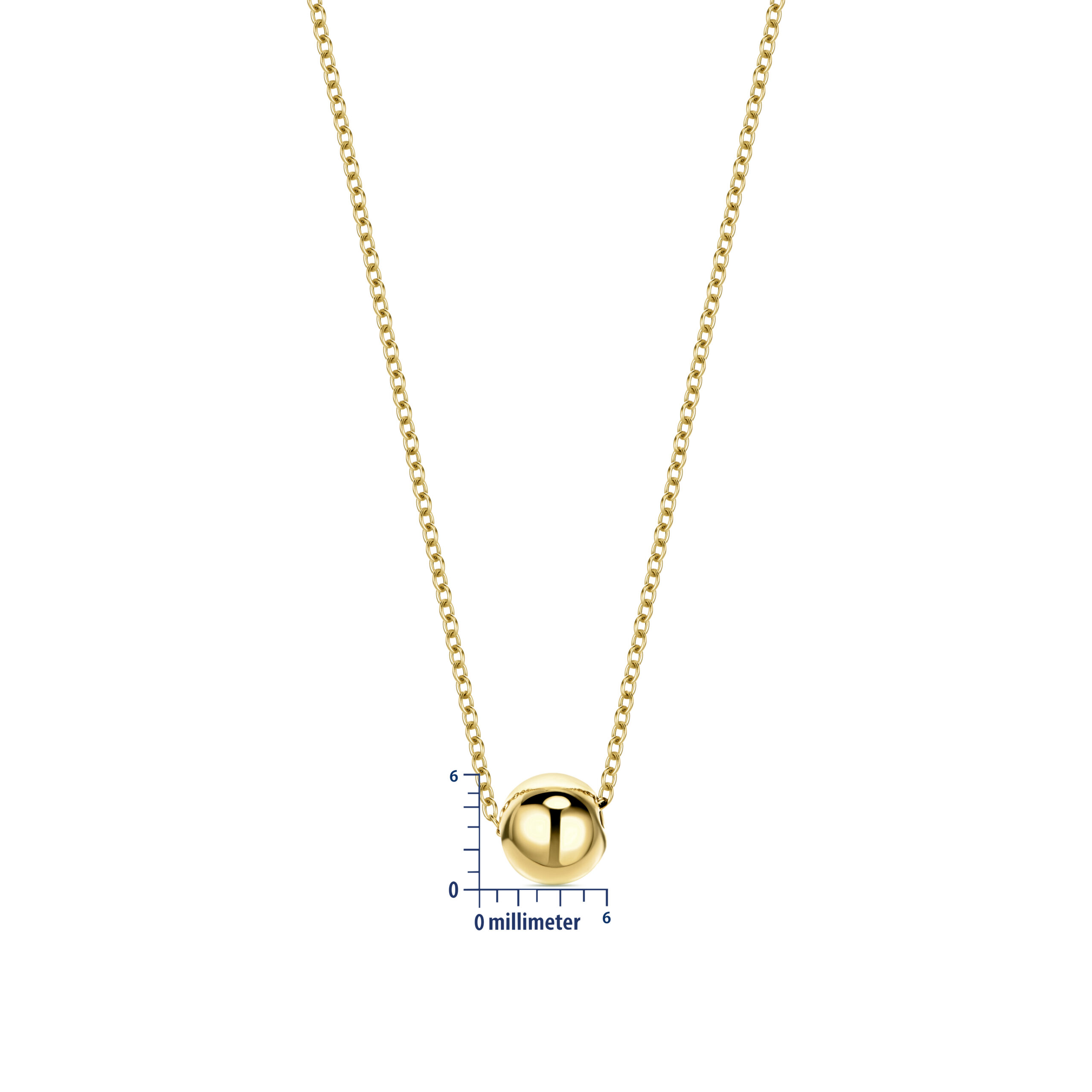 Miore Collana in Oro Giallo 9Kt (375)