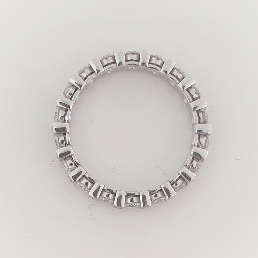 Anna Gioielli Classici veretta eternity oro bianco diamanti traversine