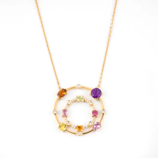 Noi Gioielli Firenze 1873 Incanto ciondolo oro giallo diamanti